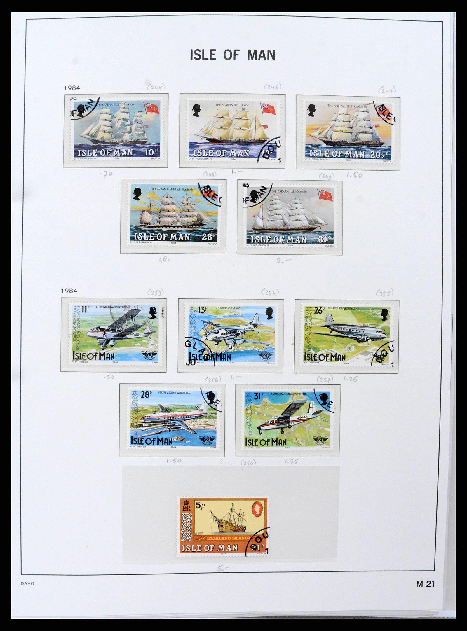 38659 0024 - Postzegelverzameling 38659 Isle of Man 1973-2005.