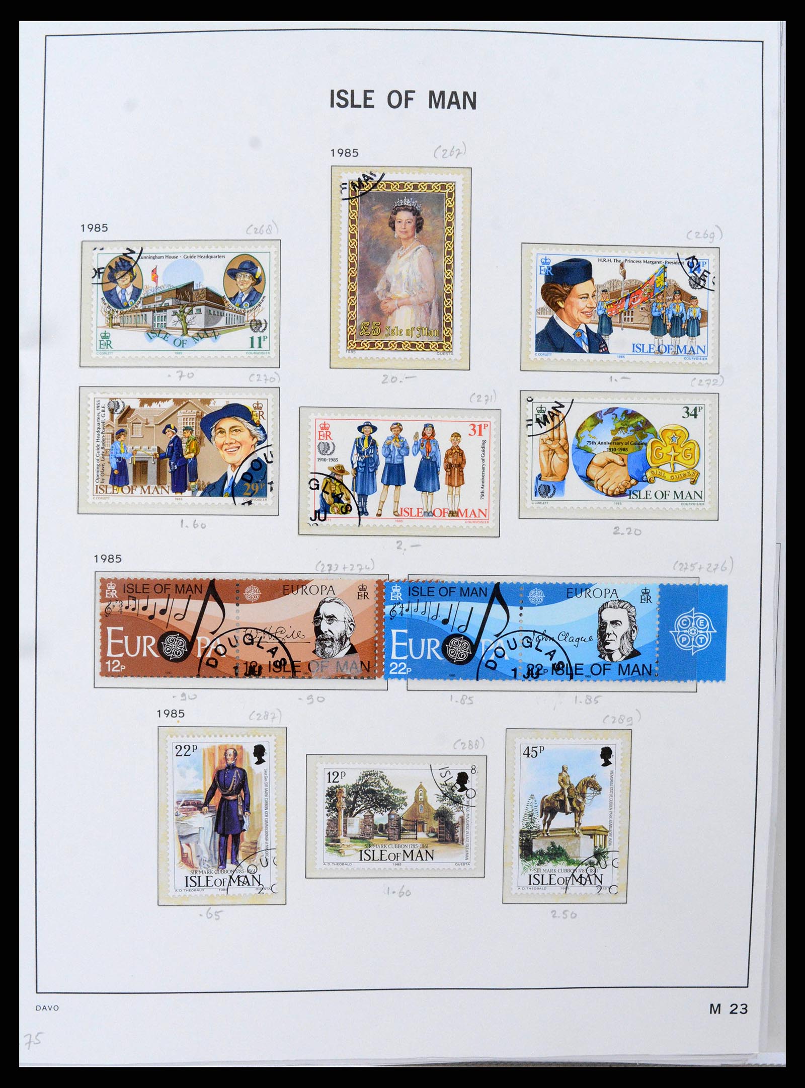 38659 0026 - Postzegelverzameling 38659 Isle of Man 1973-2005.
