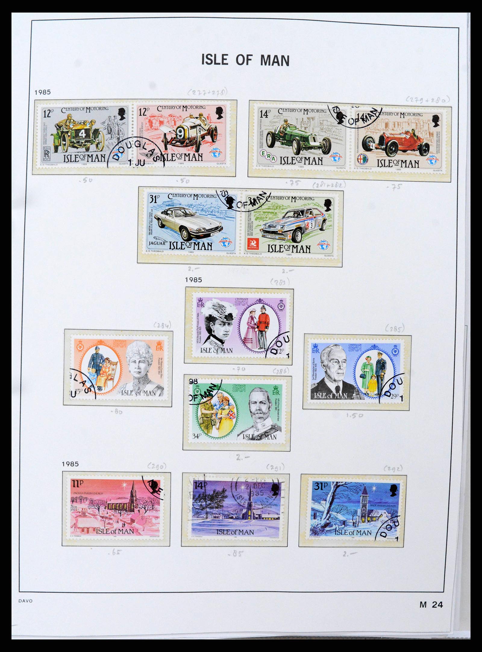 38659 0027 - Postzegelverzameling 38659 Isle of Man 1973-2005.
