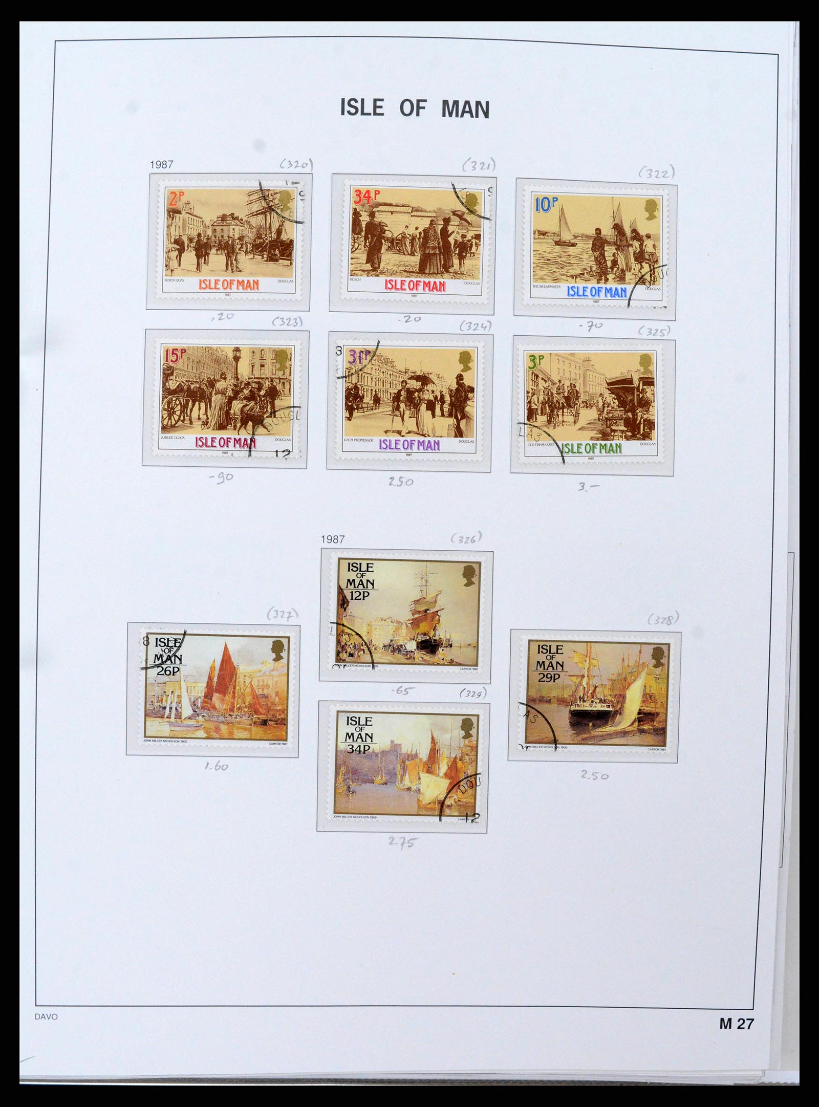 38659 0030 - Postzegelverzameling 38659 Isle of Man 1973-2005.