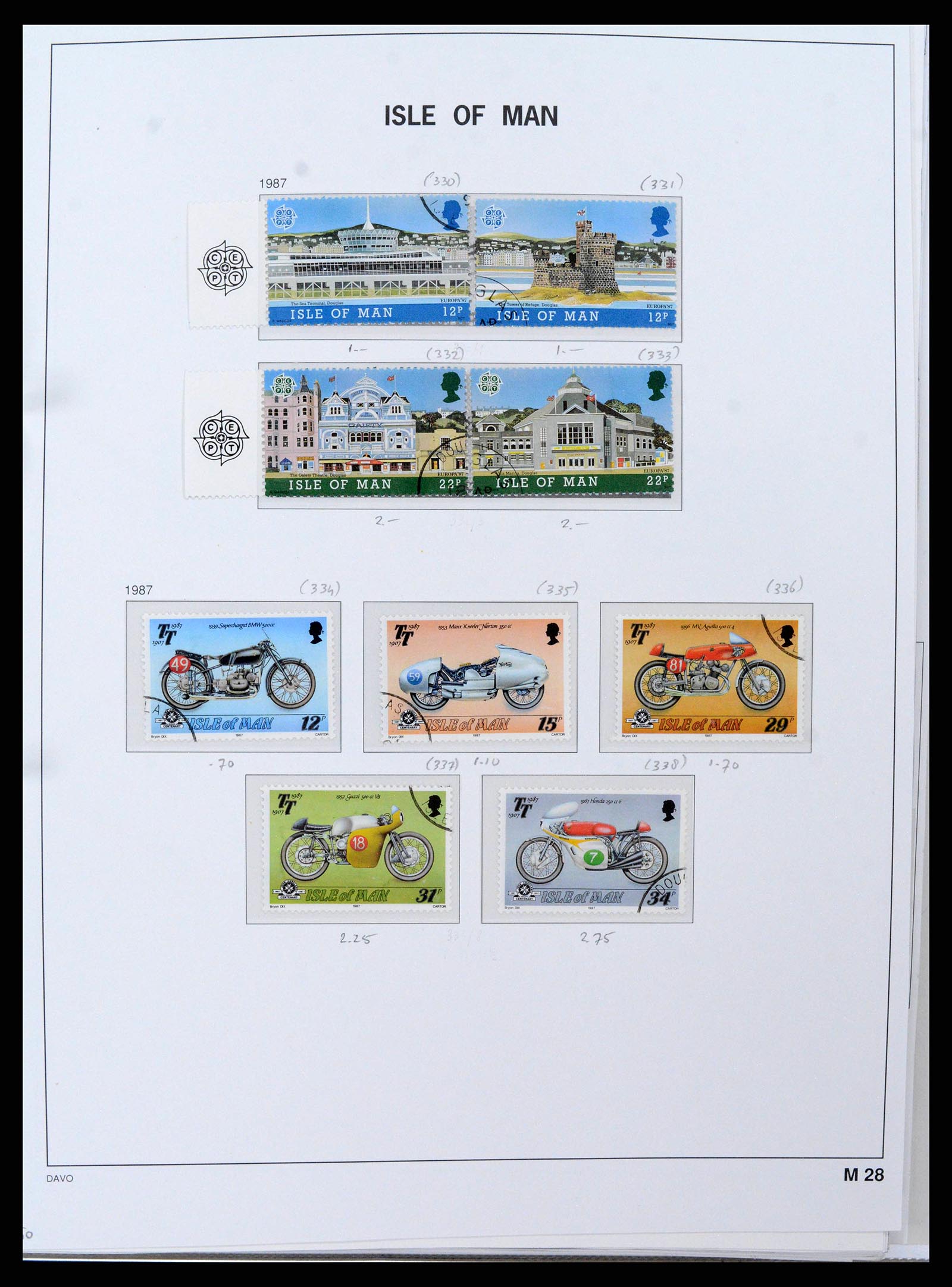 38659 0031 - Postzegelverzameling 38659 Isle of Man 1973-2005.