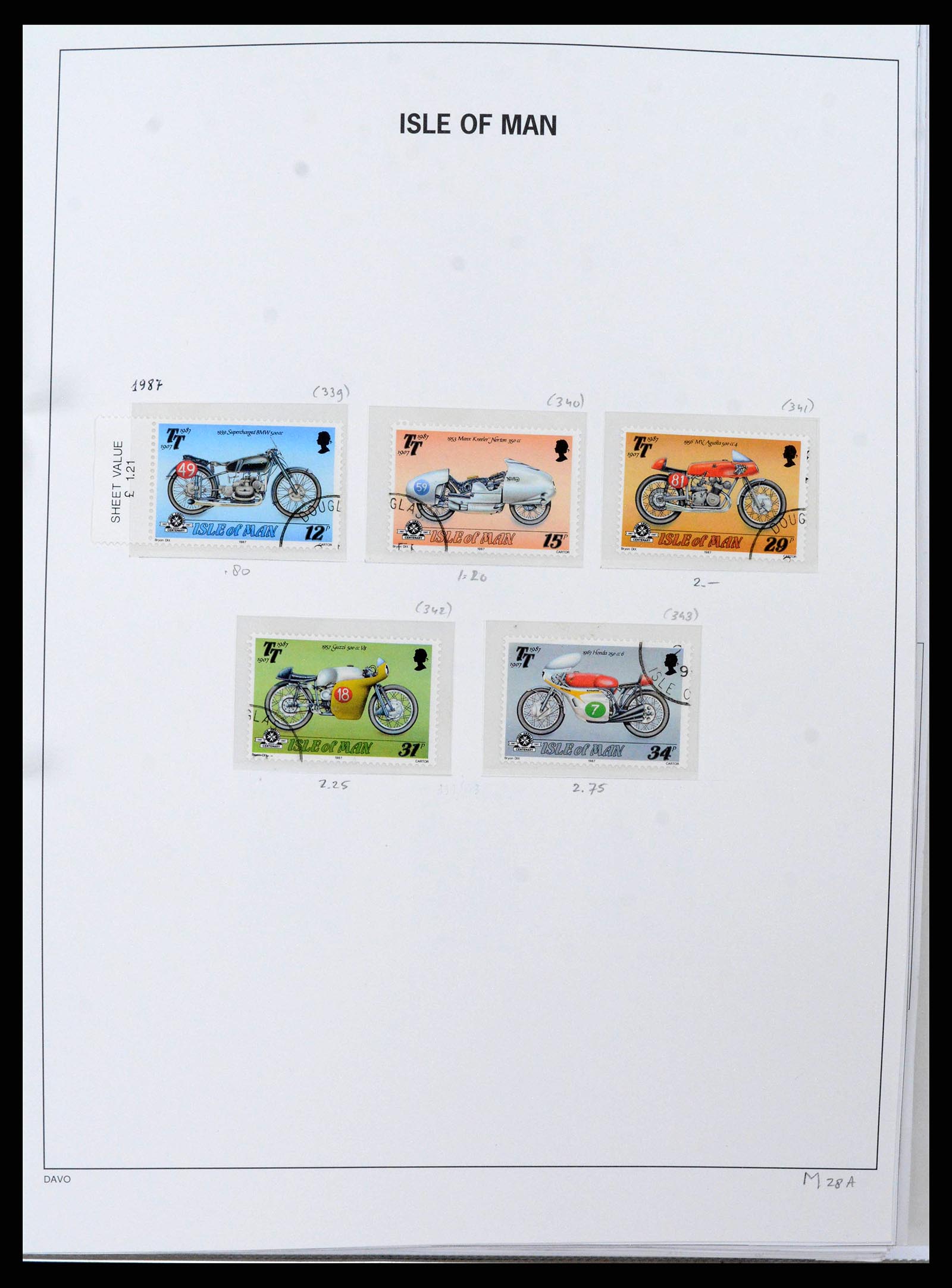 38659 0032 - Postzegelverzameling 38659 Isle of Man 1973-2005.