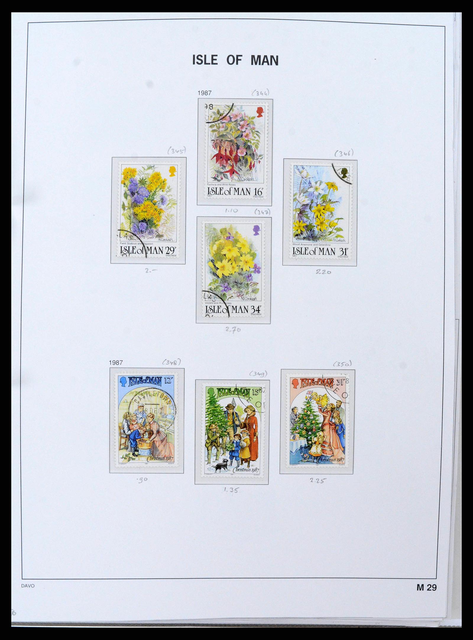 38659 0033 - Postzegelverzameling 38659 Isle of Man 1973-2005.