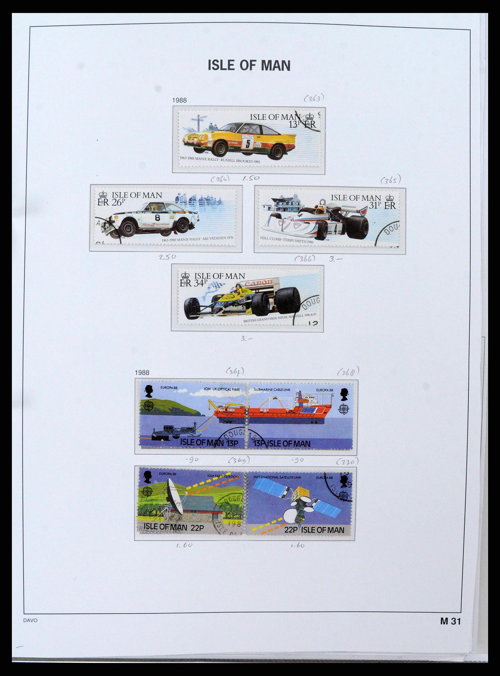 38659 0035 - Postzegelverzameling 38659 Isle of Man 1973-2005.