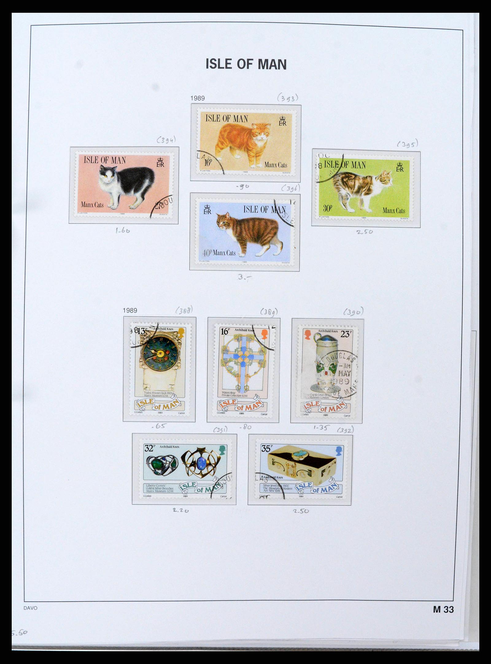 38659 0037 - Postzegelverzameling 38659 Isle of Man 1973-2005.
