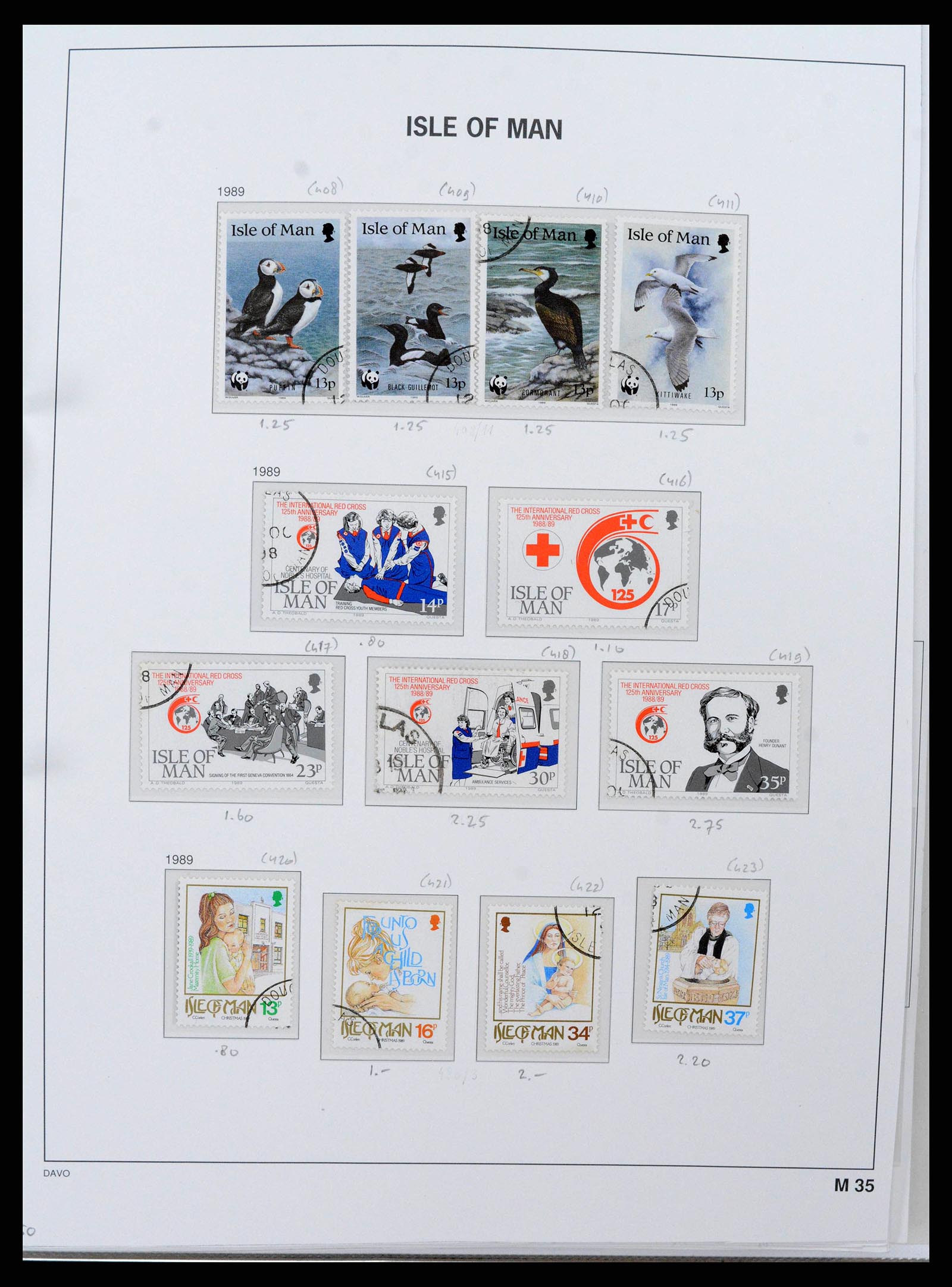 38659 0039 - Postzegelverzameling 38659 Isle of Man 1973-2005.