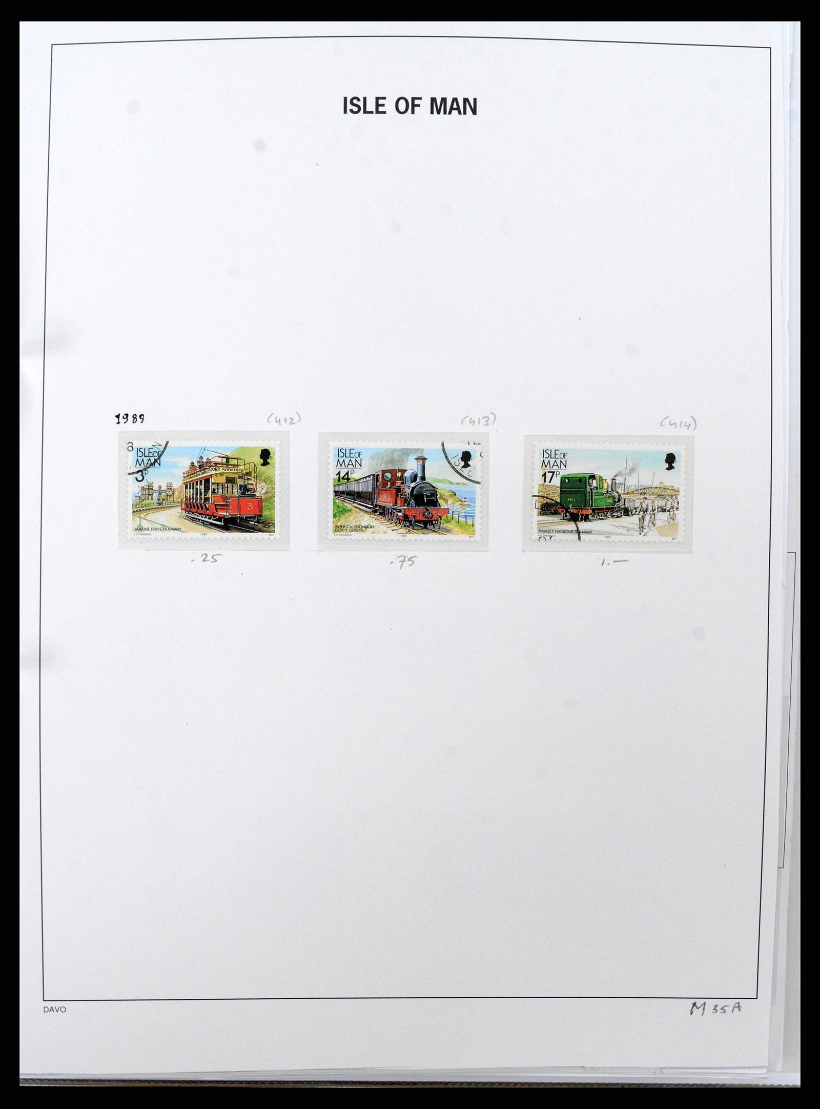 38659 0040 - Postzegelverzameling 38659 Isle of Man 1973-2005.