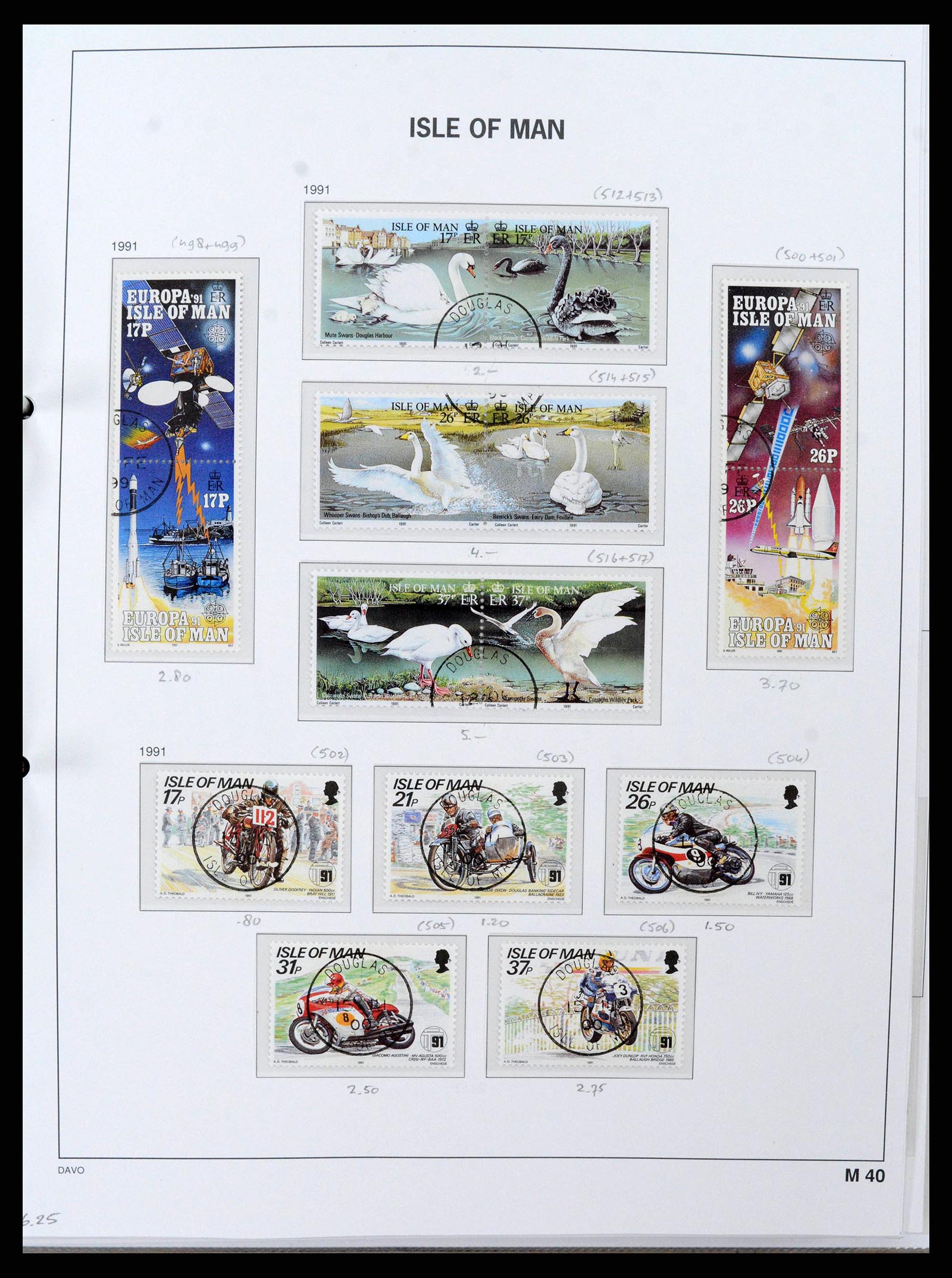 38659 0047 - Postzegelverzameling 38659 Isle of Man 1973-2005.