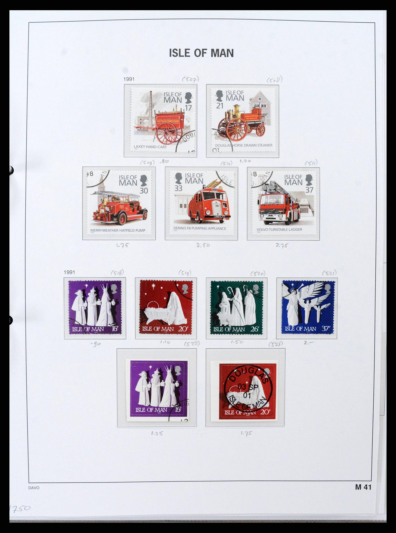 38659 0048 - Postzegelverzameling 38659 Isle of Man 1973-2005.