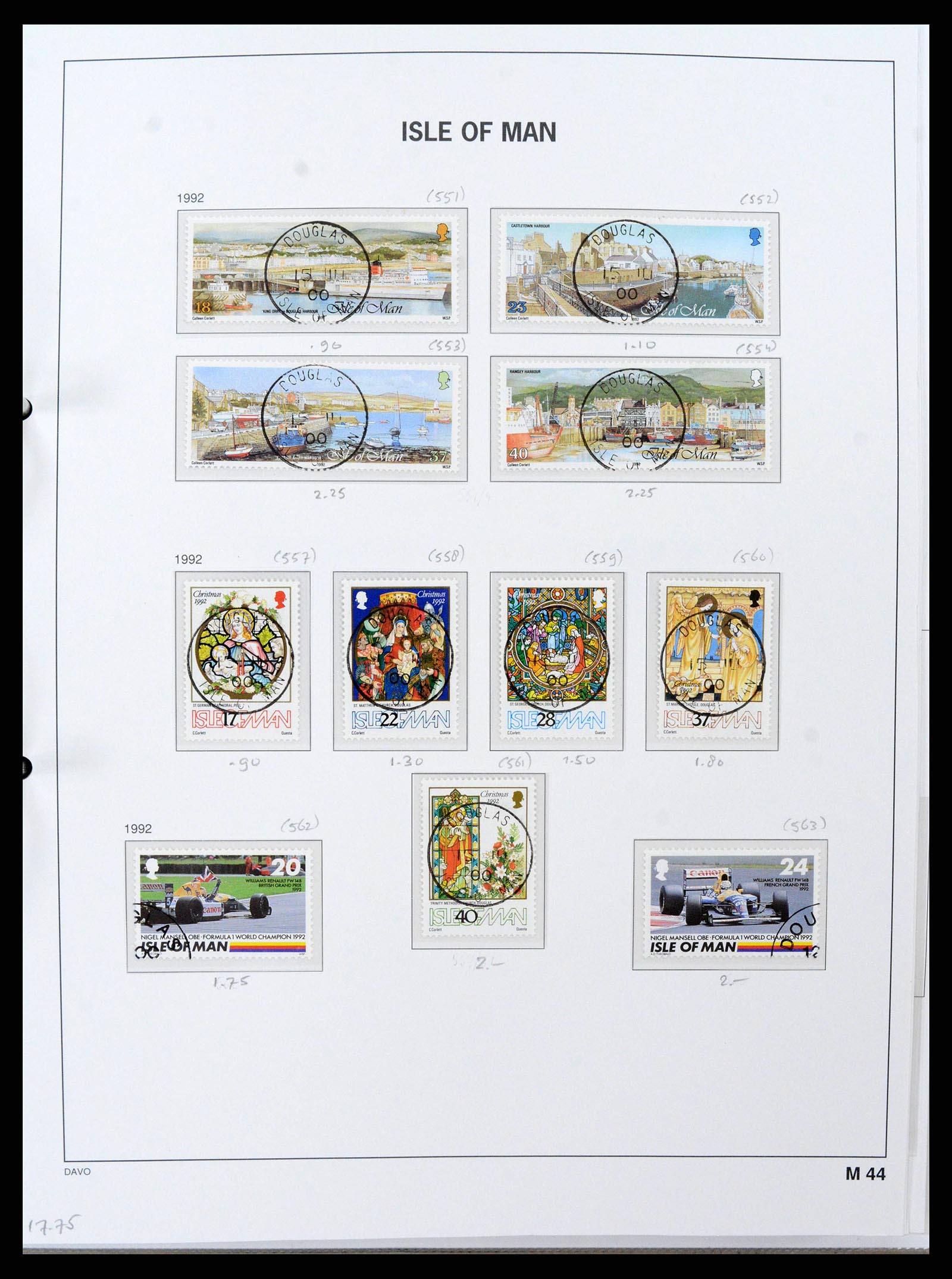 38659 0051 - Postzegelverzameling 38659 Isle of Man 1973-2005.