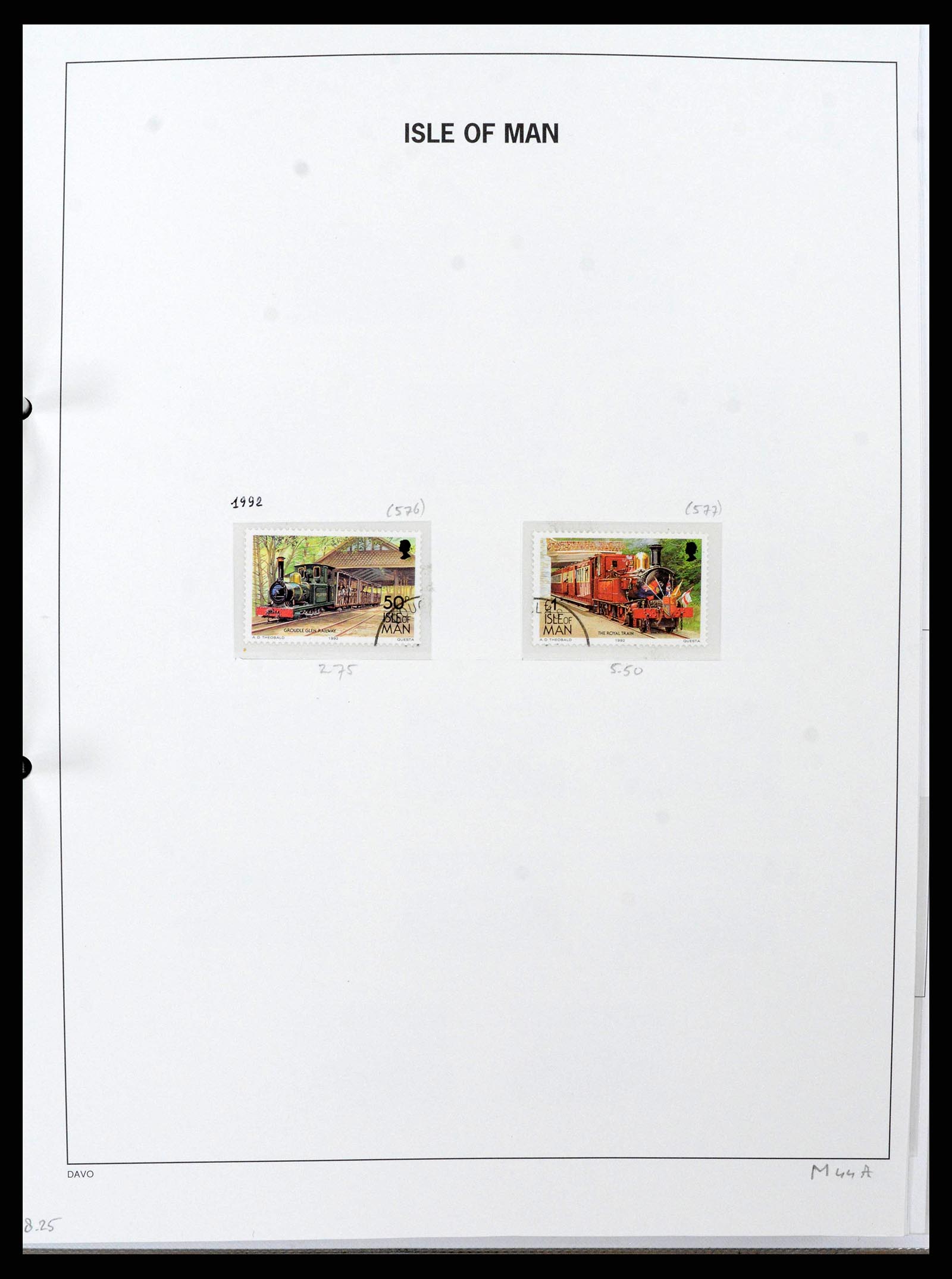 38659 0052 - Postzegelverzameling 38659 Isle of Man 1973-2005.