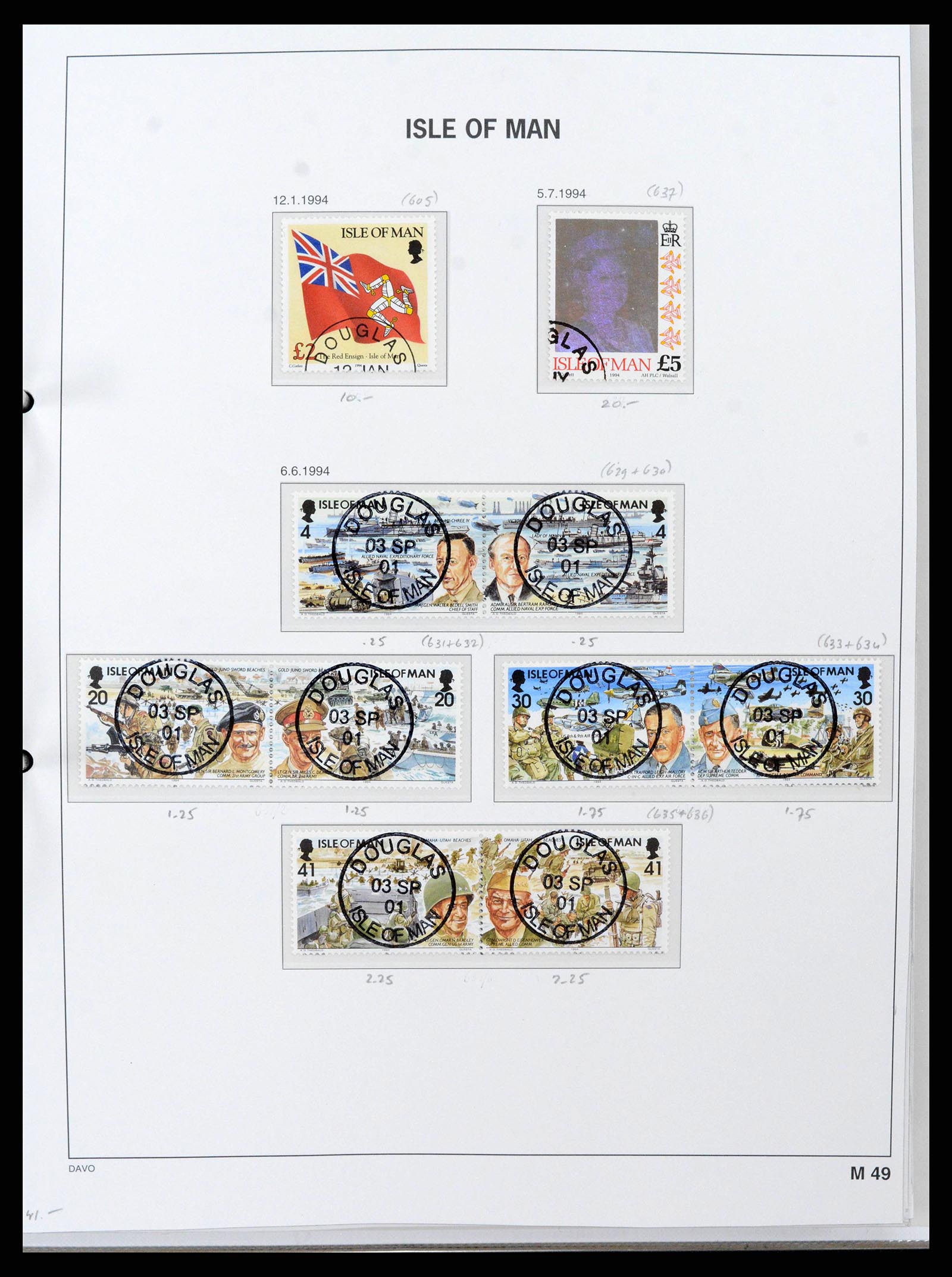 38659 0057 - Postzegelverzameling 38659 Isle of Man 1973-2005.