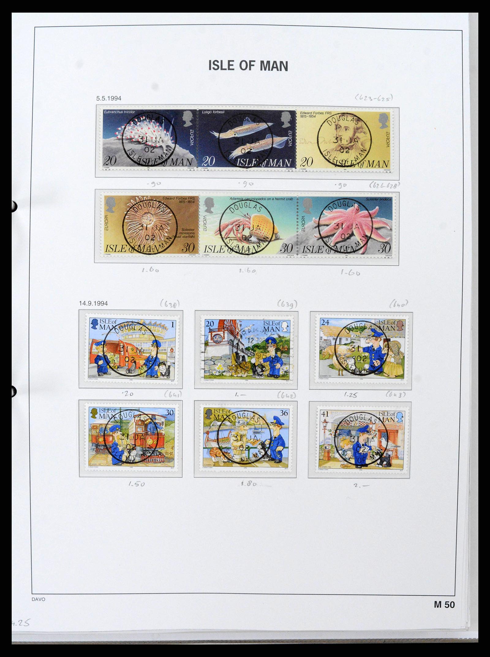 38659 0058 - Postzegelverzameling 38659 Isle of Man 1973-2005.