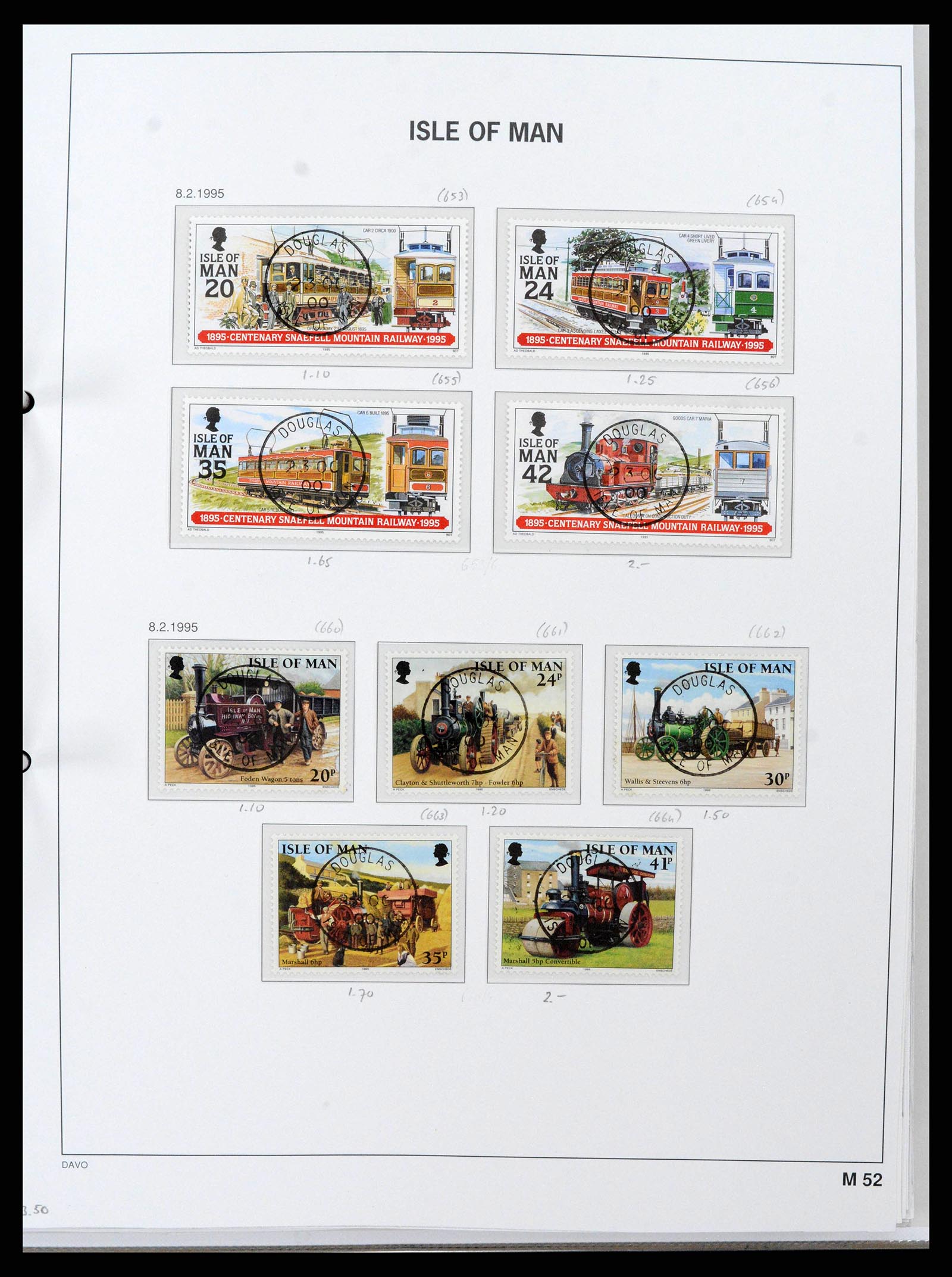 38659 0060 - Postzegelverzameling 38659 Isle of Man 1973-2005.