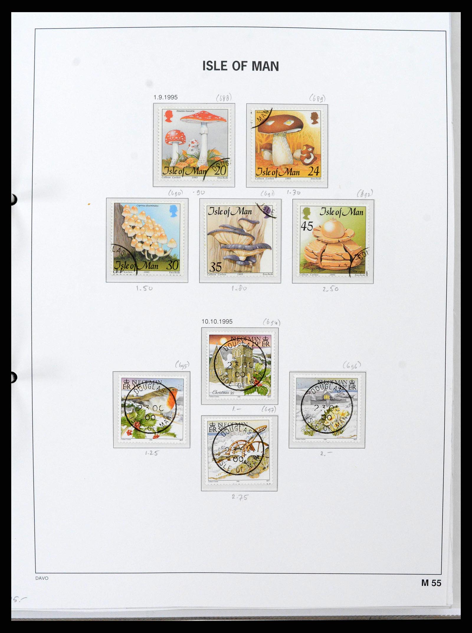 38659 0064 - Postzegelverzameling 38659 Isle of Man 1973-2005.