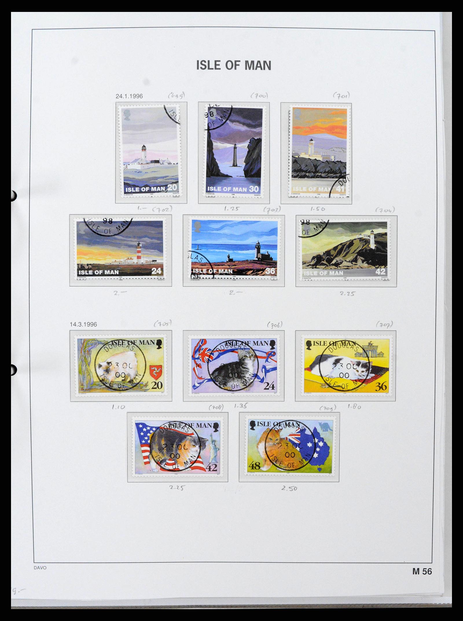 38659 0065 - Postzegelverzameling 38659 Isle of Man 1973-2005.