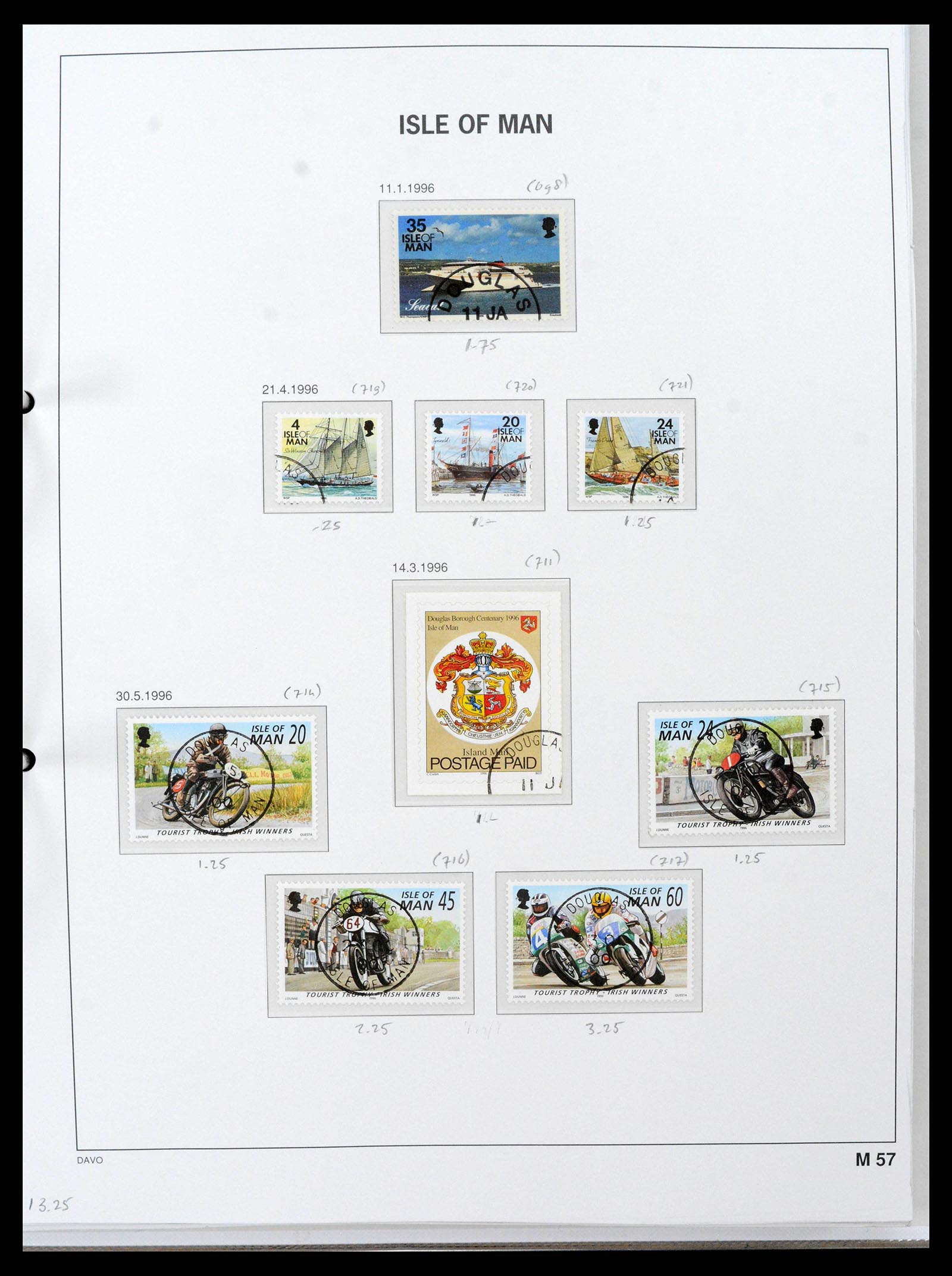 38659 0066 - Postzegelverzameling 38659 Isle of Man 1973-2005.