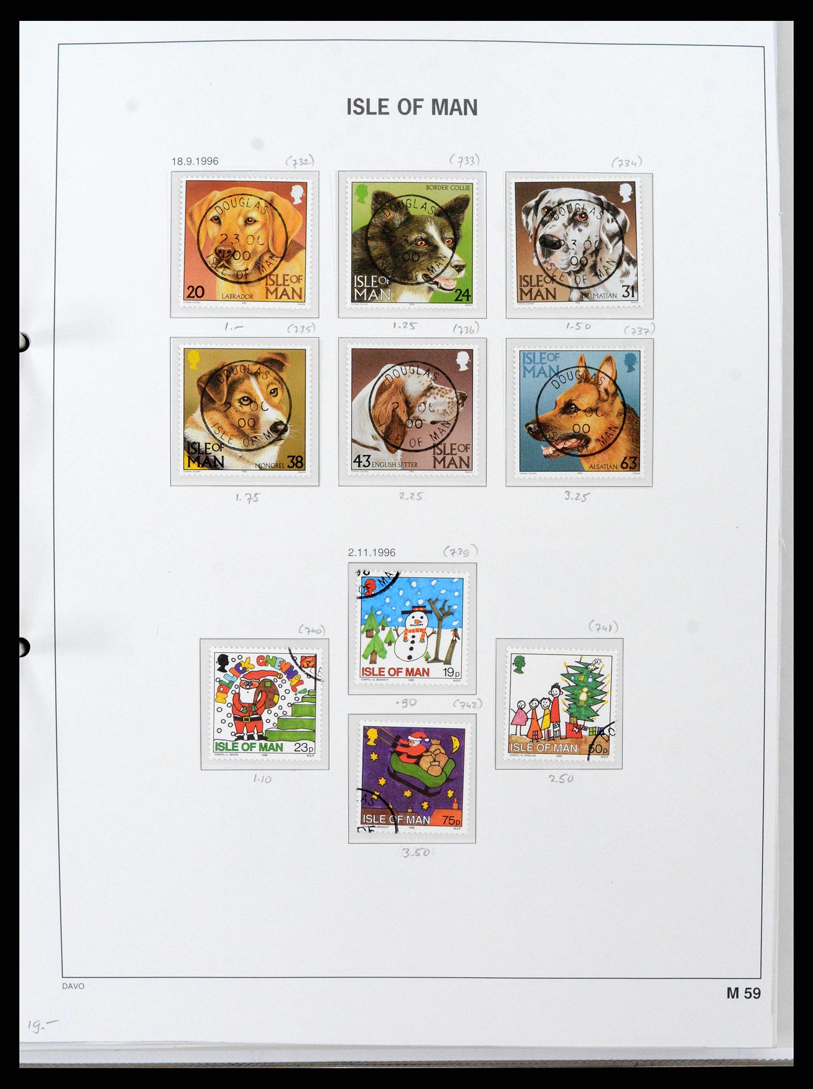 38659 0068 - Postzegelverzameling 38659 Isle of Man 1973-2005.