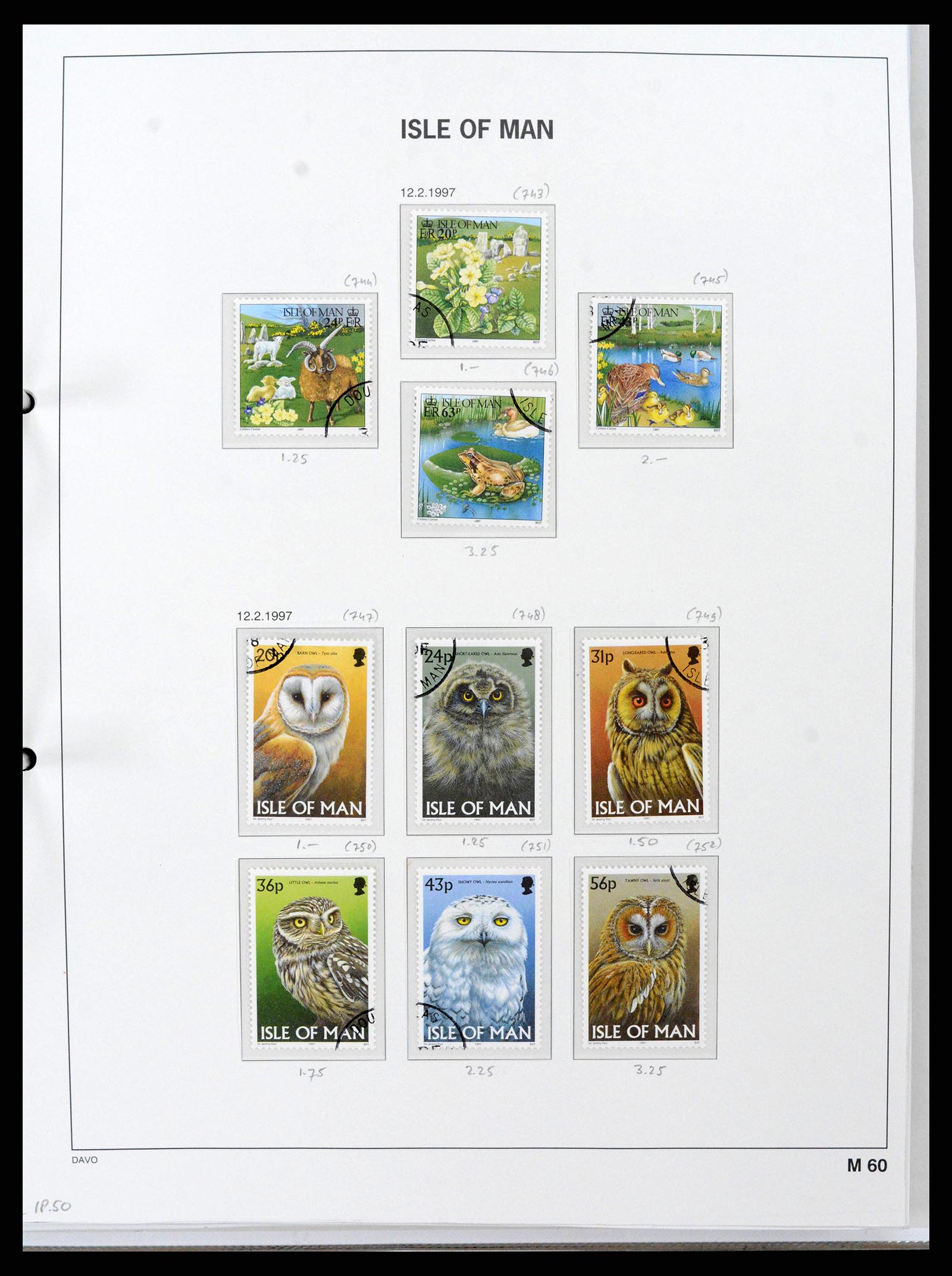 38659 0069 - Postzegelverzameling 38659 Isle of Man 1973-2005.