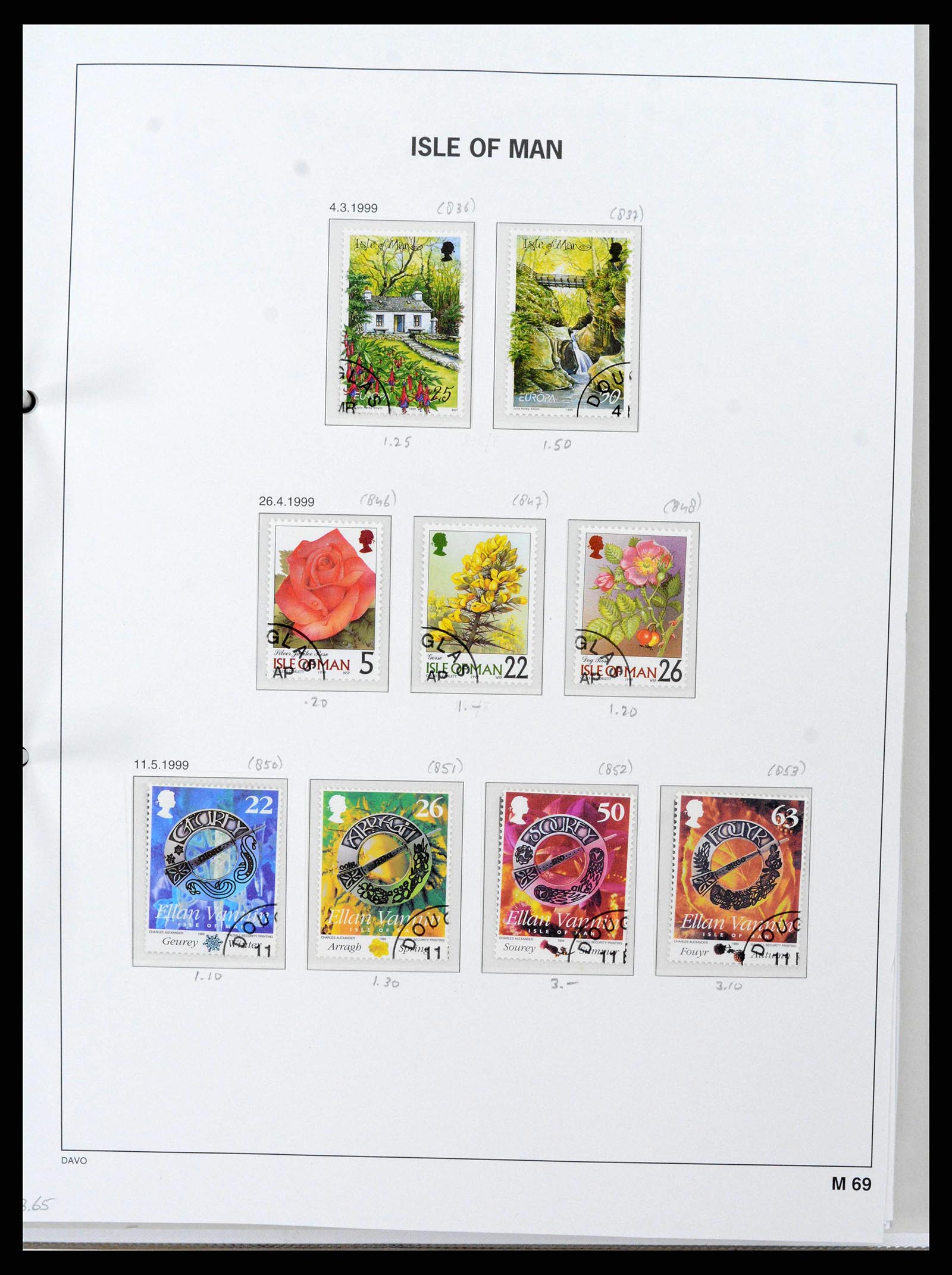 38659 0078 - Postzegelverzameling 38659 Isle of Man 1973-2005.