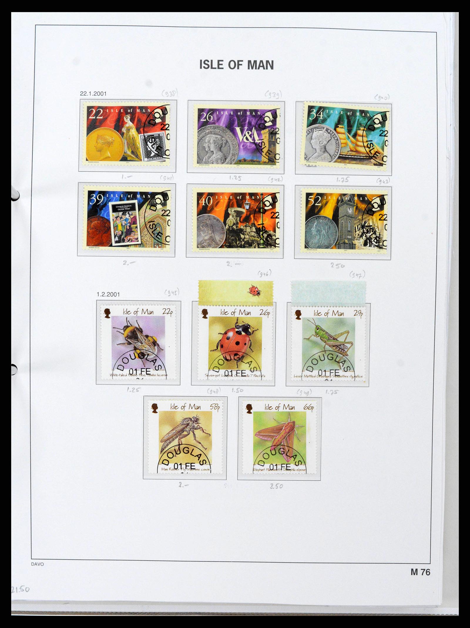 38659 0087 - Postzegelverzameling 38659 Isle of Man 1973-2005.