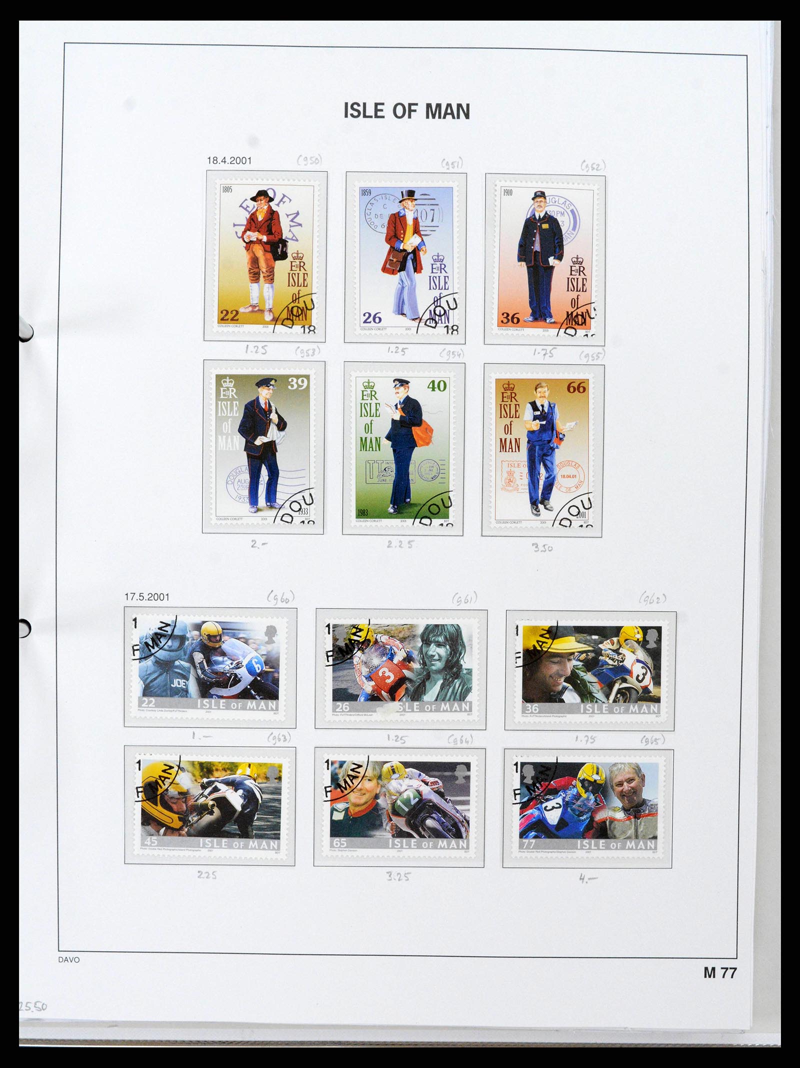 38659 0088 - Postzegelverzameling 38659 Isle of Man 1973-2005.