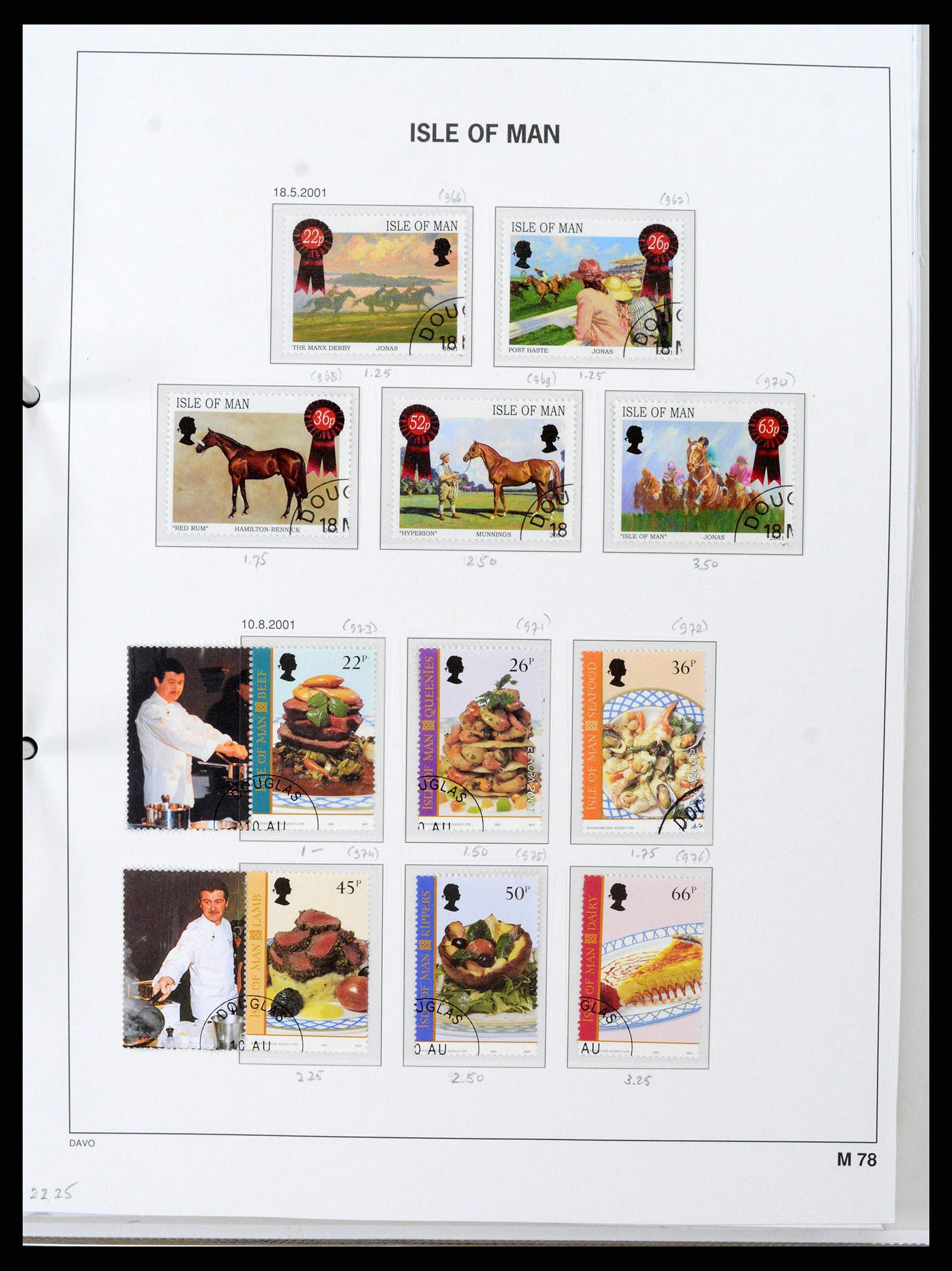 38659 0089 - Postzegelverzameling 38659 Isle of Man 1973-2005.