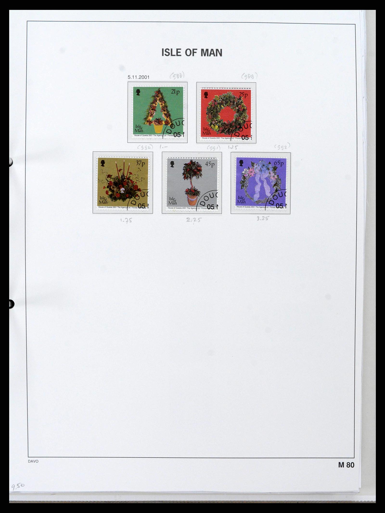 38659 0091 - Postzegelverzameling 38659 Isle of Man 1973-2005.