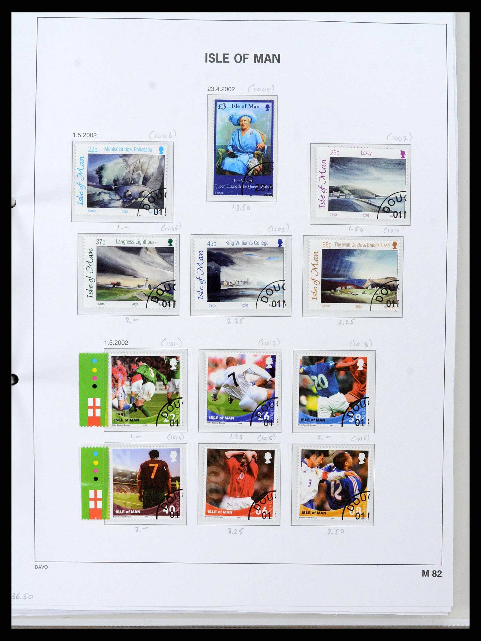 38659 0093 - Postzegelverzameling 38659 Isle of Man 1973-2005.