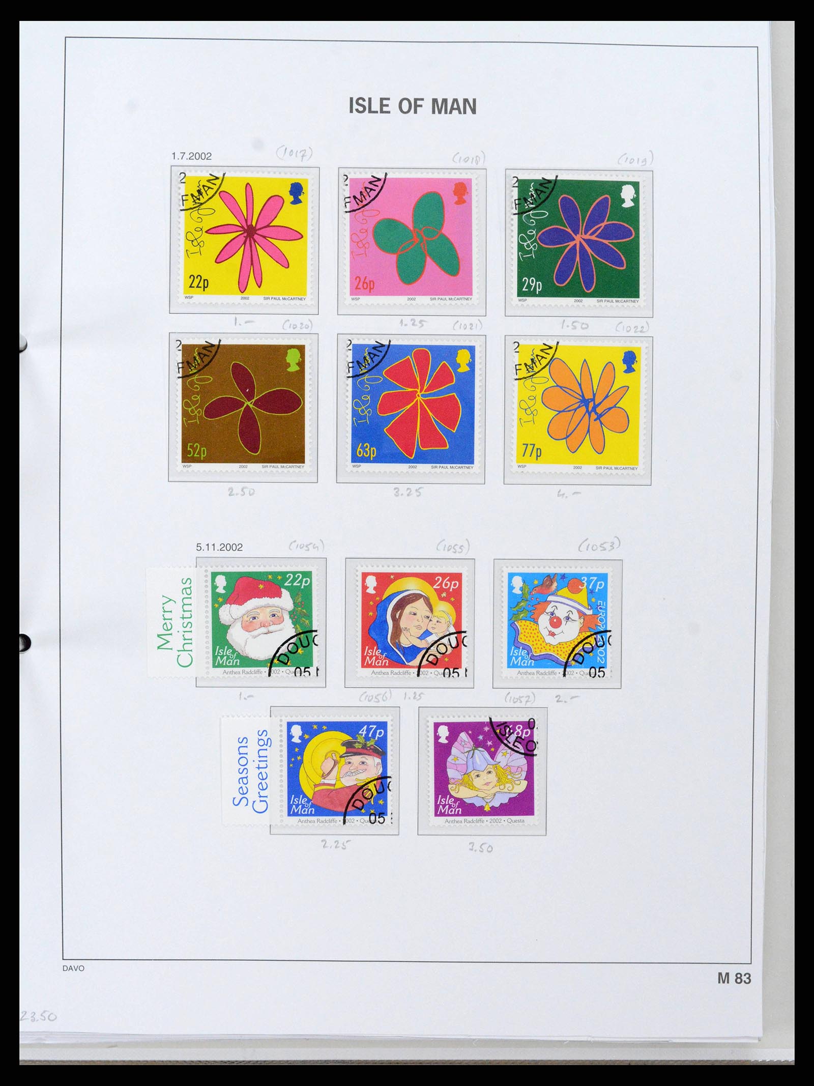 38659 0094 - Postzegelverzameling 38659 Isle of Man 1973-2005.