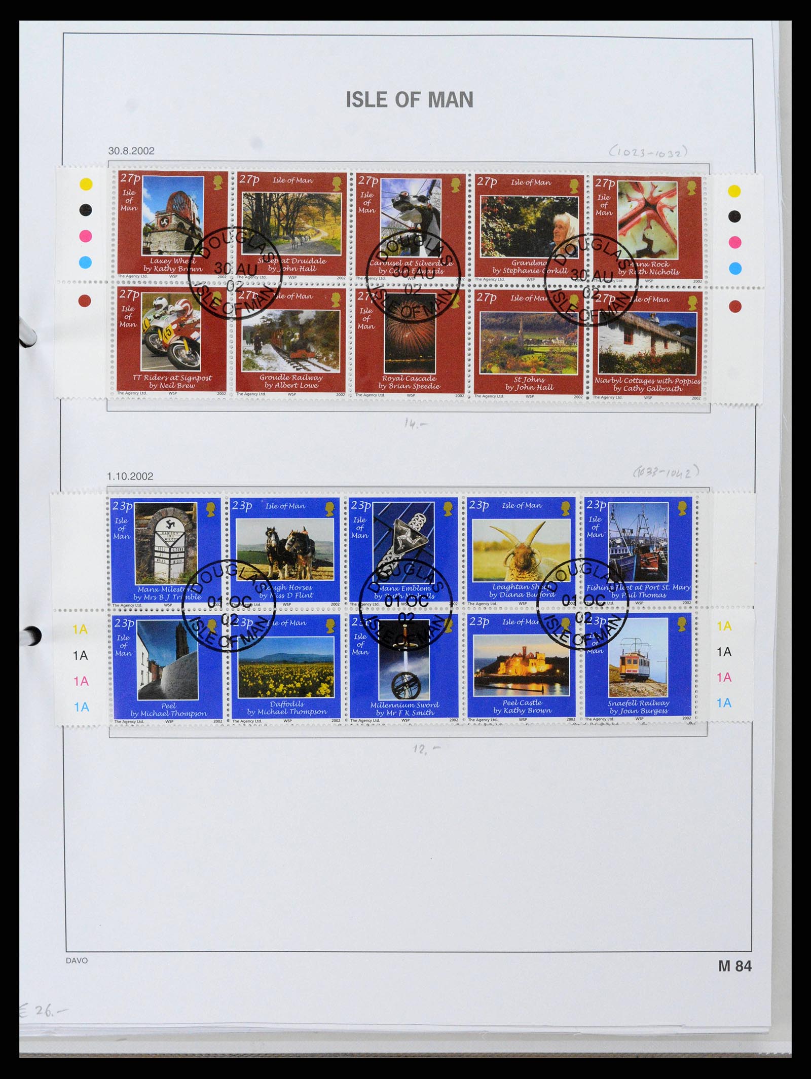 38659 0095 - Postzegelverzameling 38659 Isle of Man 1973-2005.