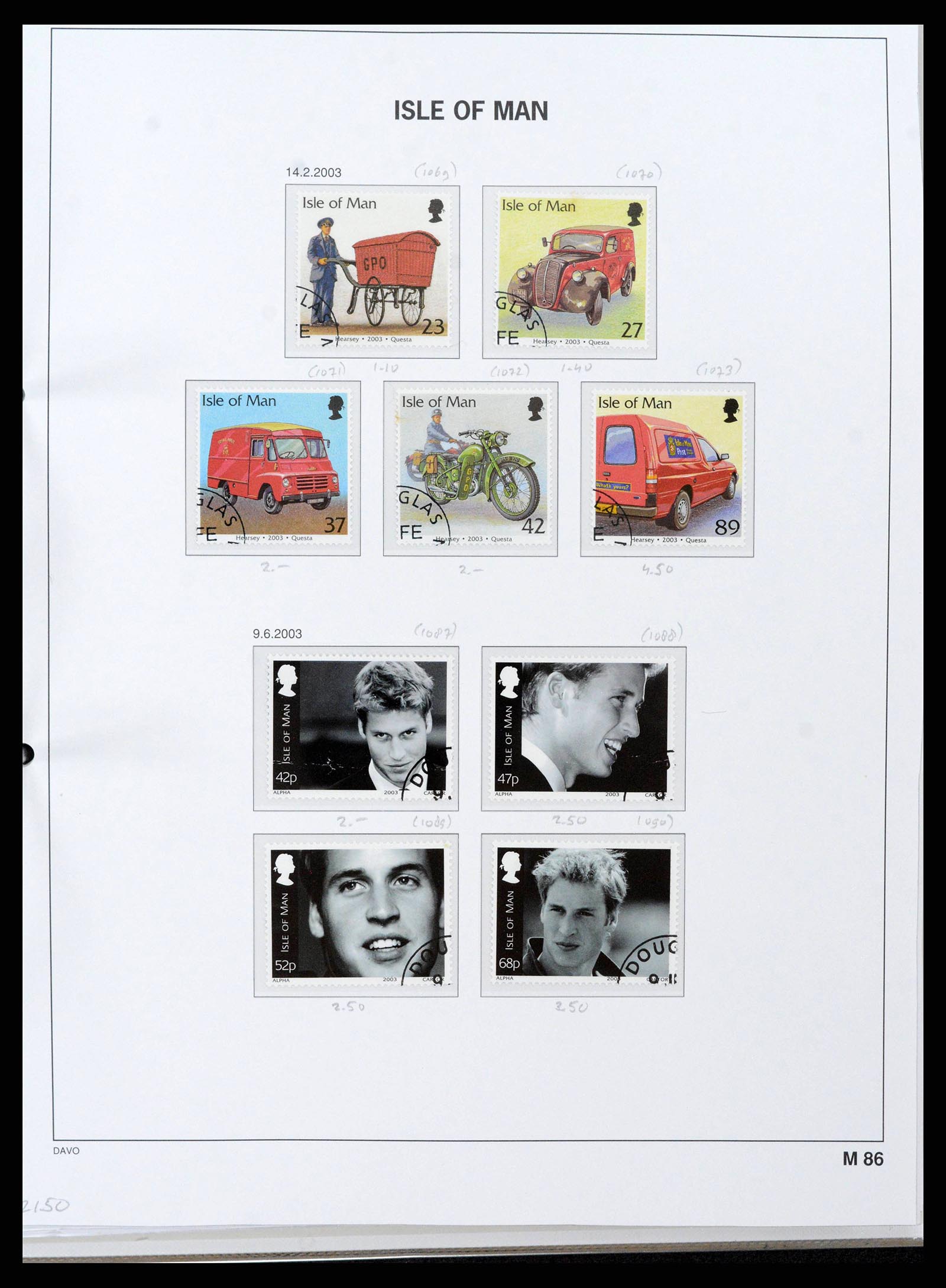 38659 0097 - Postzegelverzameling 38659 Isle of Man 1973-2005.