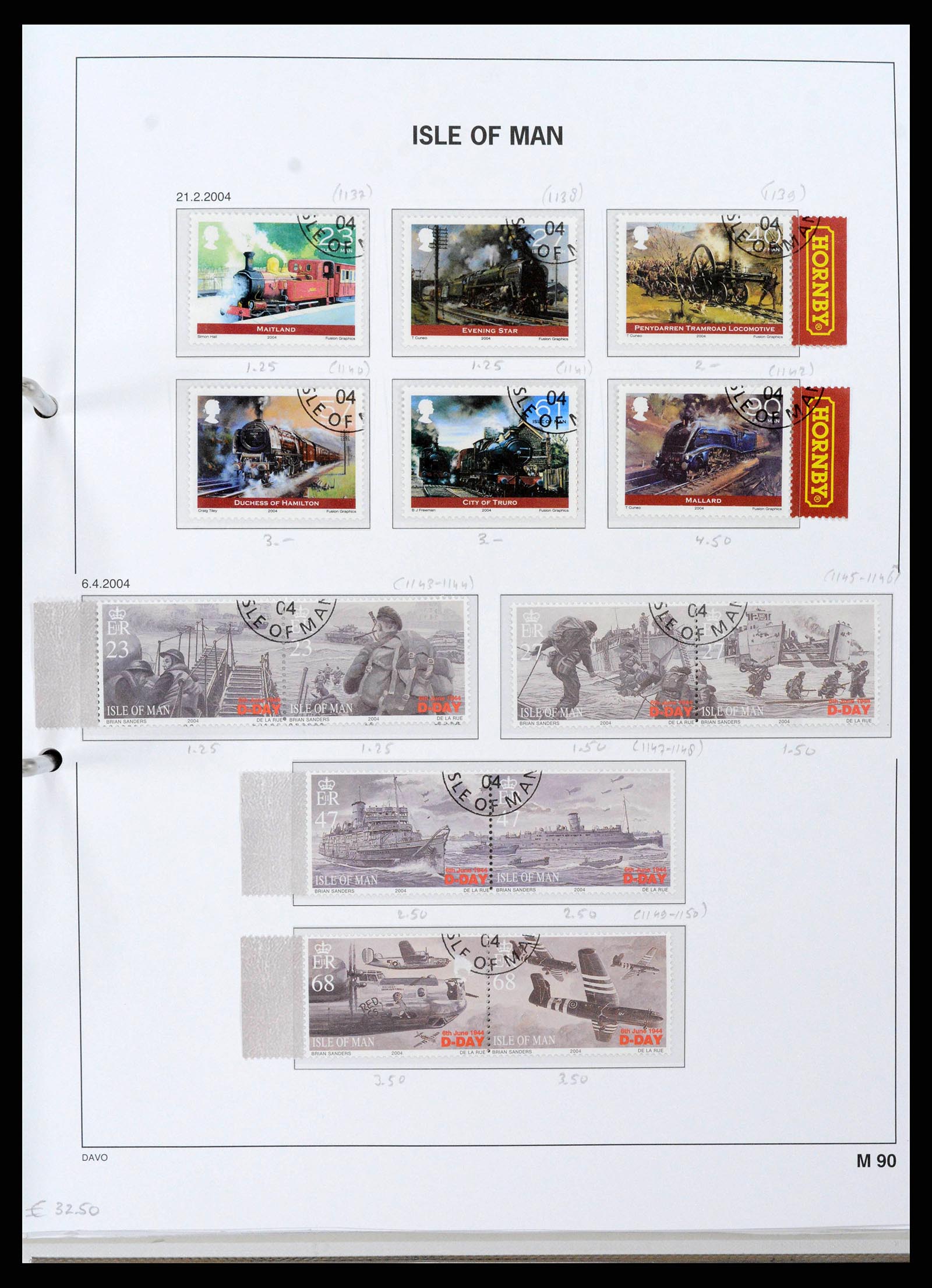 38659 0101 - Postzegelverzameling 38659 Isle of Man 1973-2005.