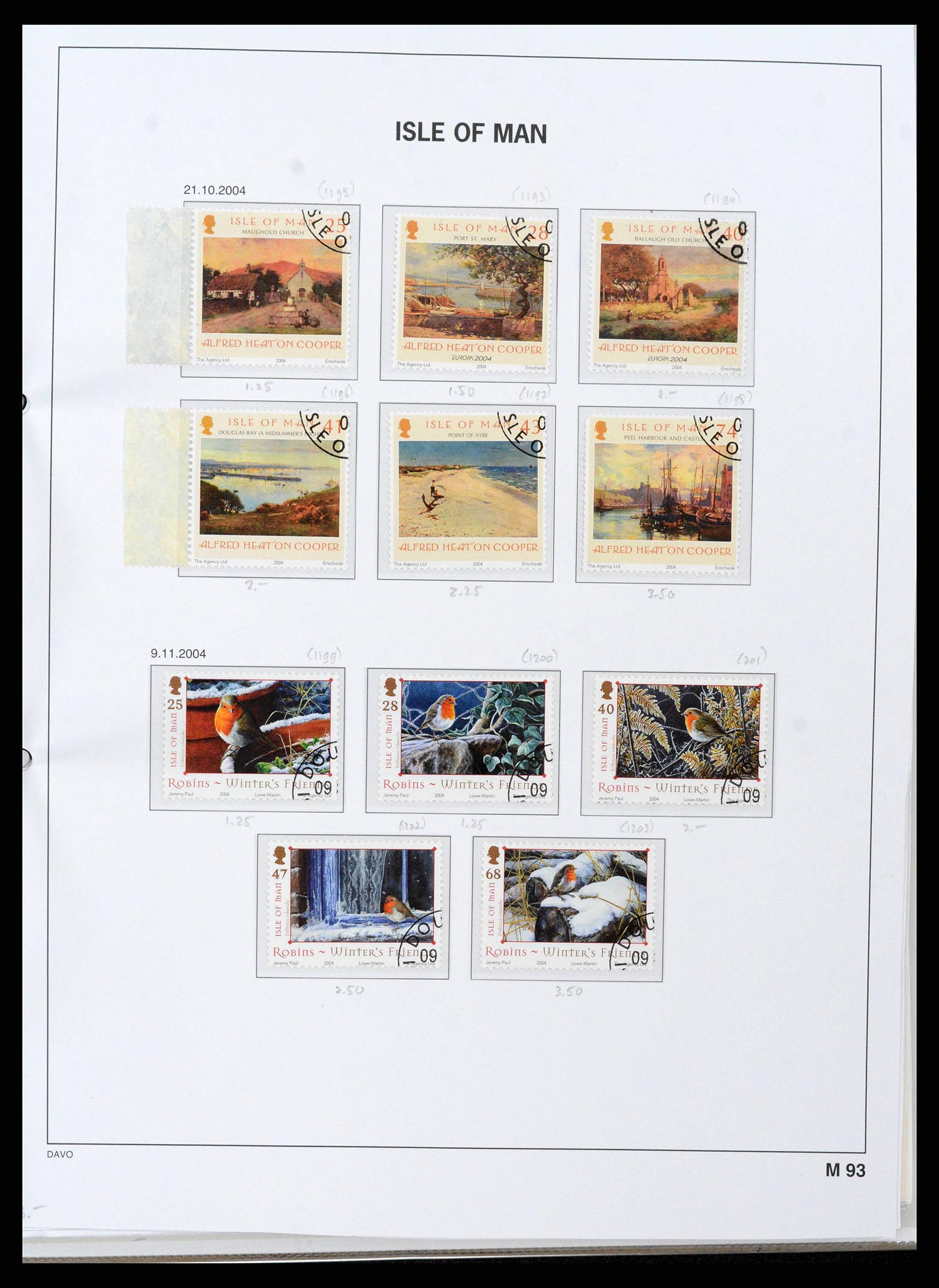 38659 0104 - Postzegelverzameling 38659 Isle of Man 1973-2005.