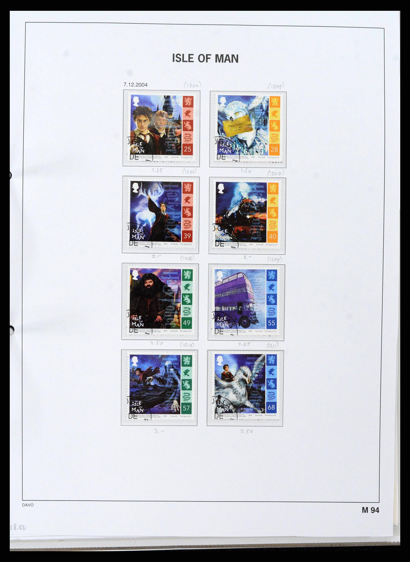 38659 0105 - Postzegelverzameling 38659 Isle of Man 1973-2005.