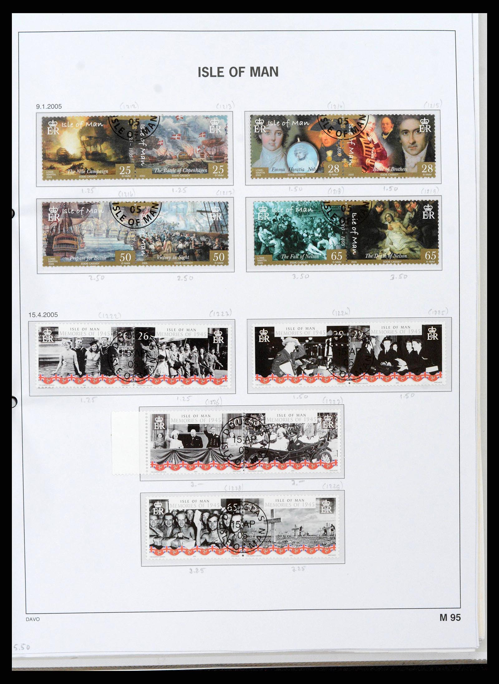 38659 0106 - Postzegelverzameling 38659 Isle of Man 1973-2005.