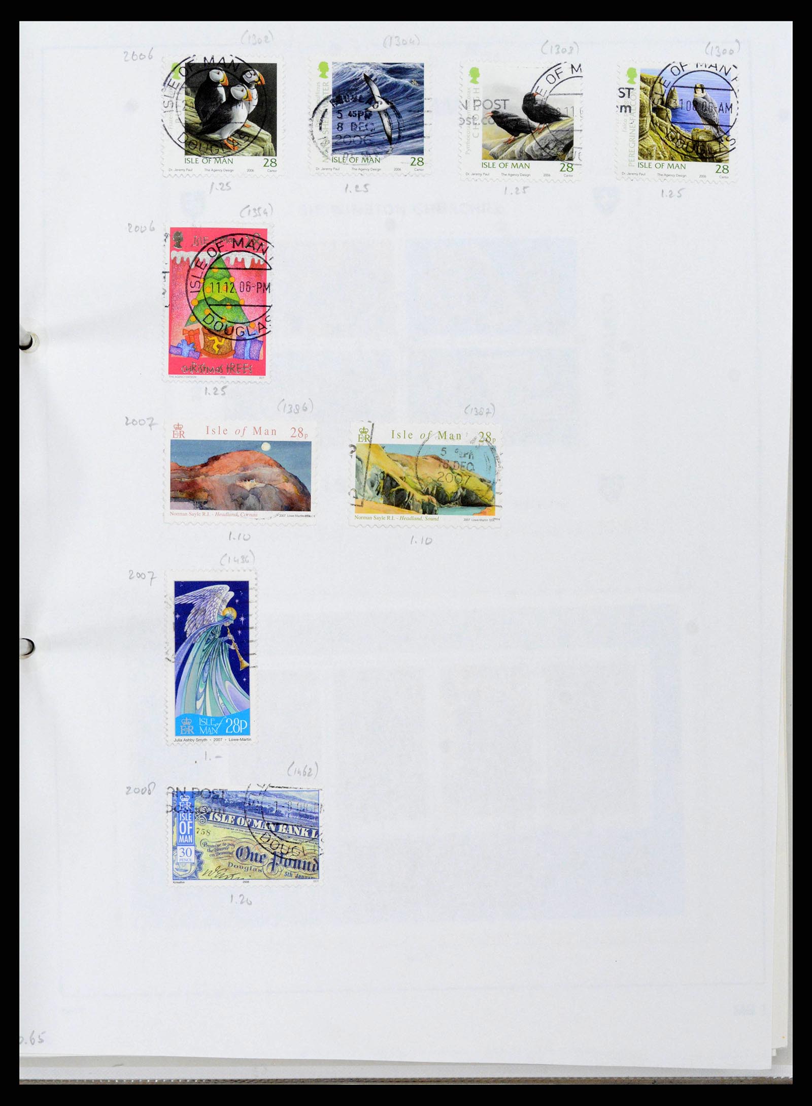 38659 0110 - Postzegelverzameling 38659 Isle of Man 1973-2005.
