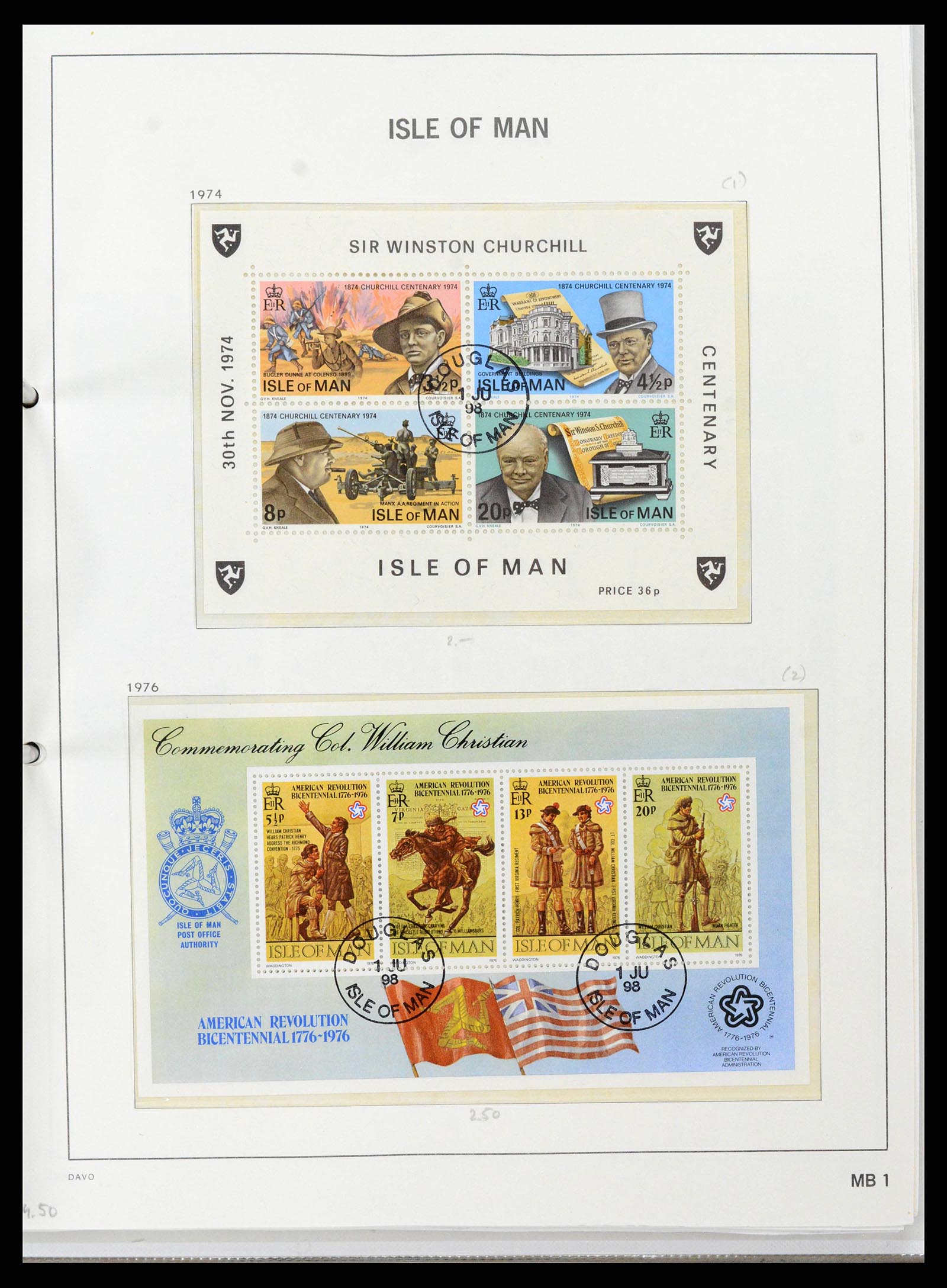 38659 0111 - Postzegelverzameling 38659 Isle of Man 1973-2005.