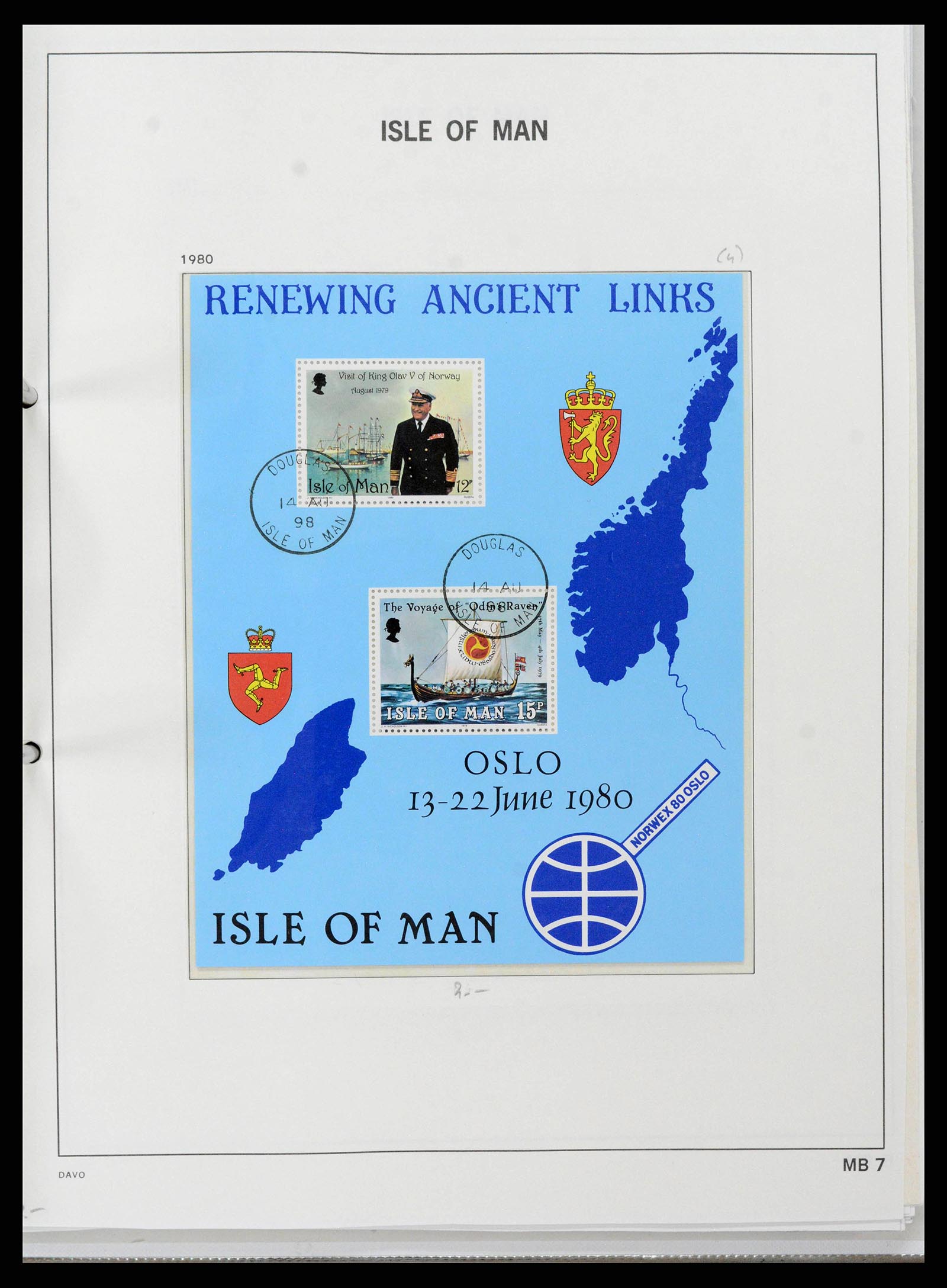 38659 0113 - Postzegelverzameling 38659 Isle of Man 1973-2005.
