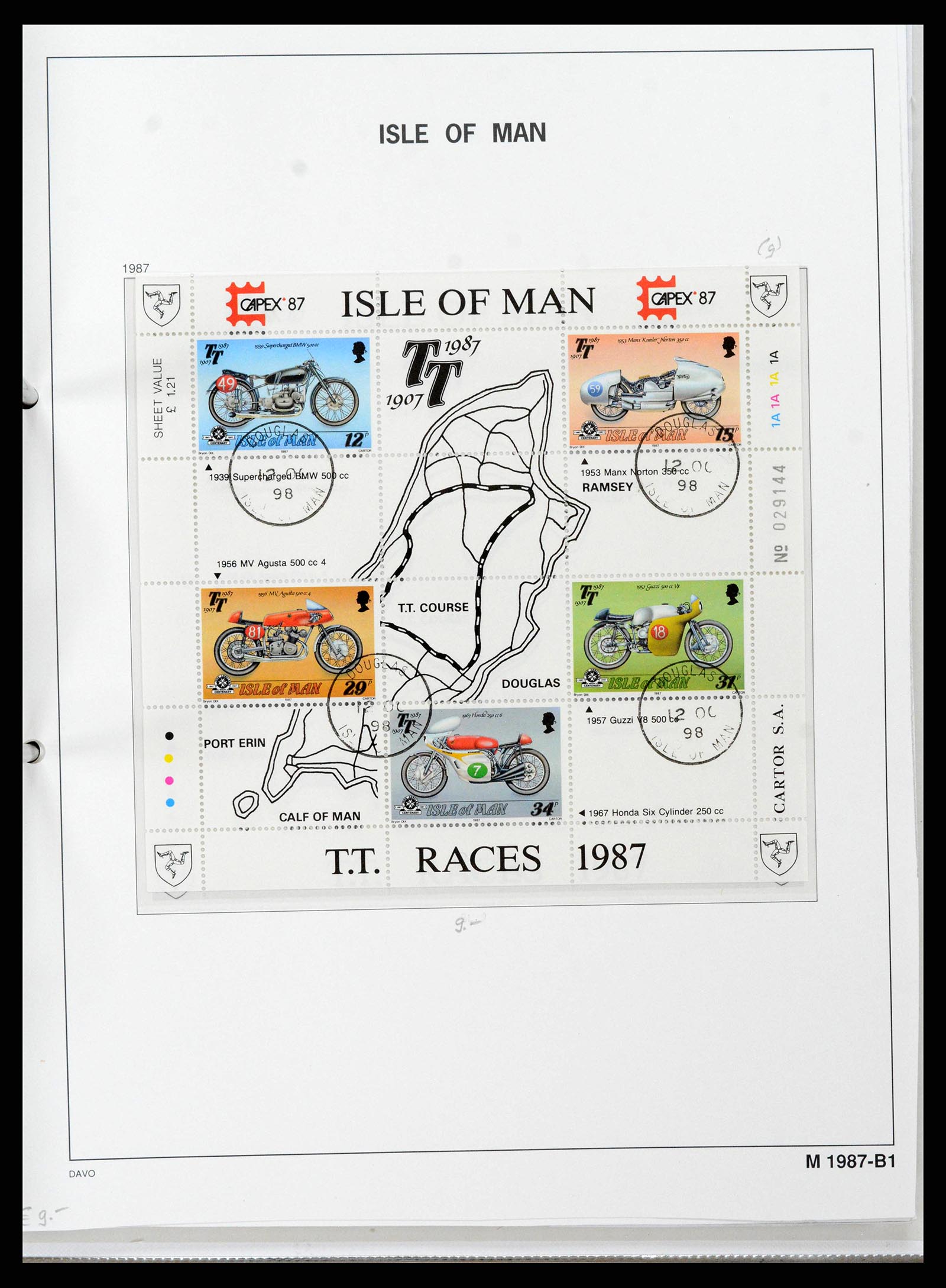 38659 0117 - Postzegelverzameling 38659 Isle of Man 1973-2005.