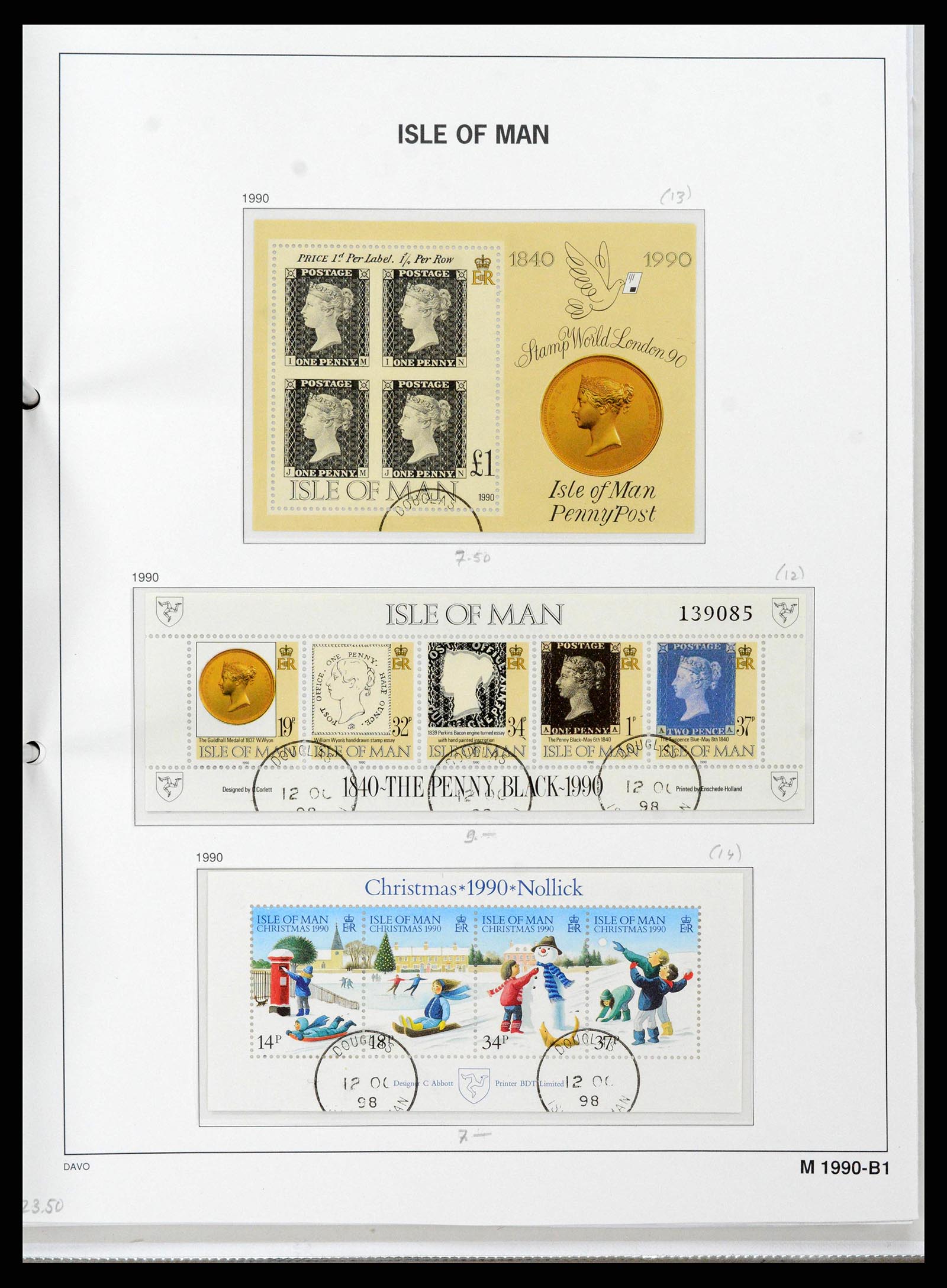 38659 0120 - Postzegelverzameling 38659 Isle of Man 1973-2005.
