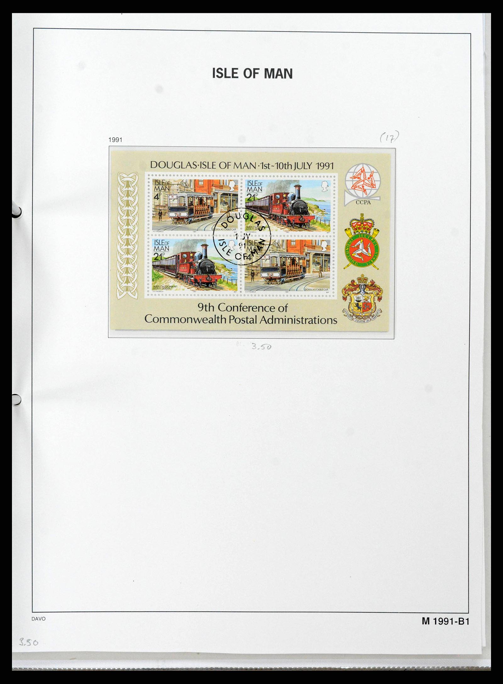 38659 0123 - Postzegelverzameling 38659 Isle of Man 1973-2005.
