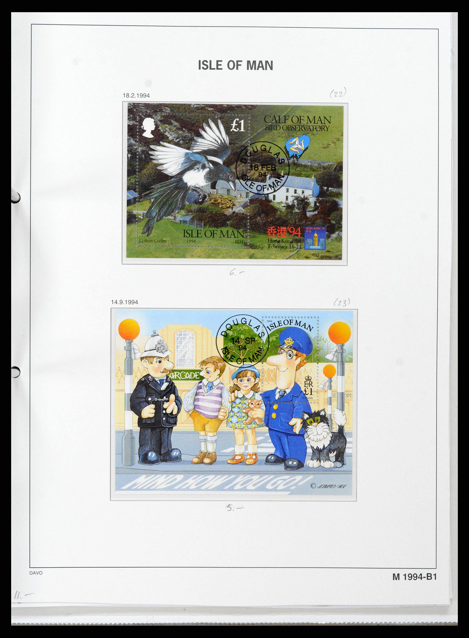 38659 0126 - Postzegelverzameling 38659 Isle of Man 1973-2005.