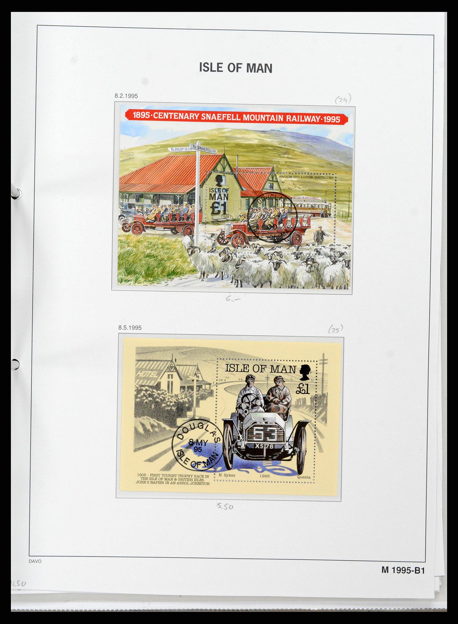 38659 0127 - Postzegelverzameling 38659 Isle of Man 1973-2005.