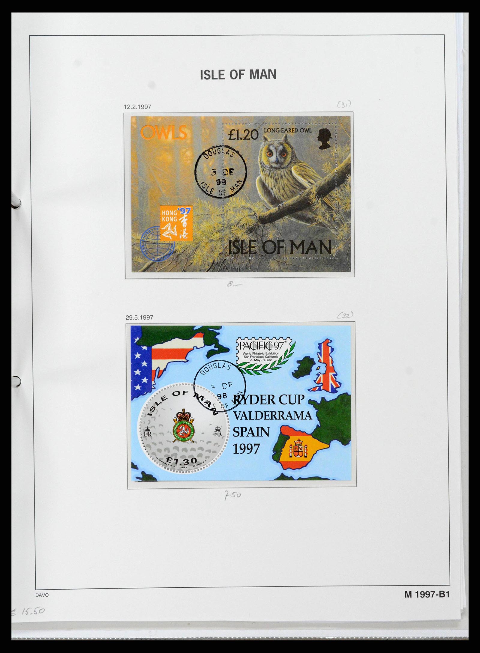 38659 0131 - Postzegelverzameling 38659 Isle of Man 1973-2005.