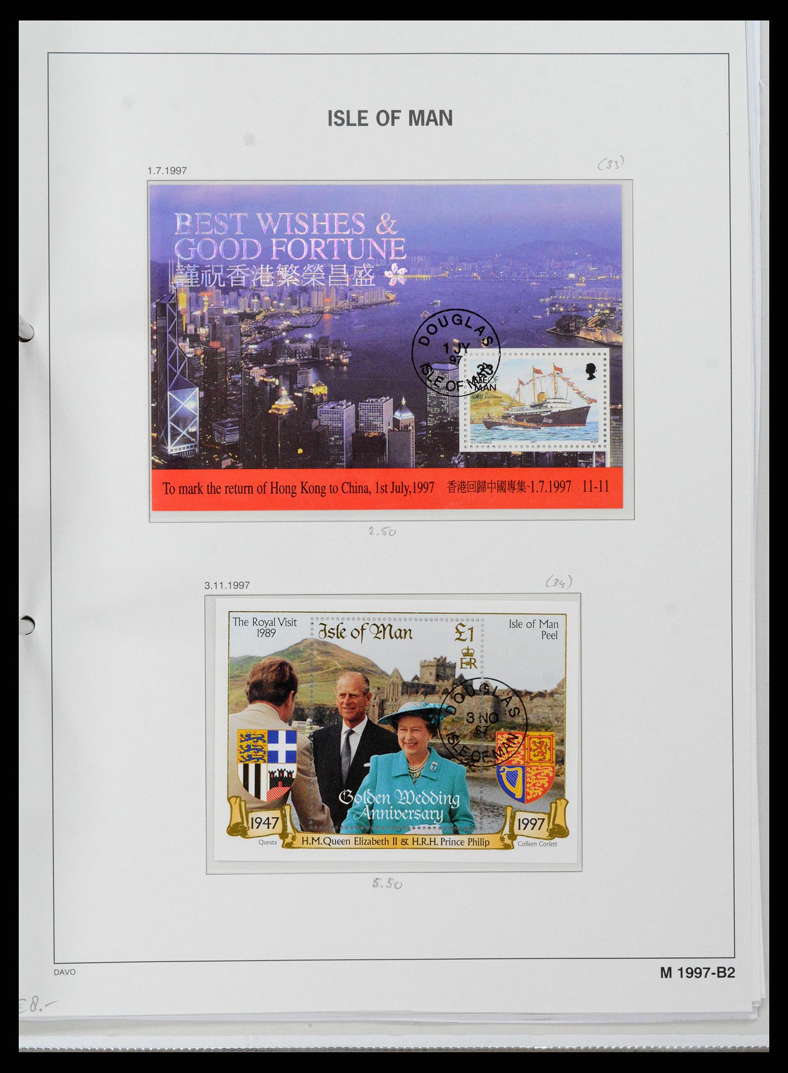 38659 0132 - Postzegelverzameling 38659 Isle of Man 1973-2005.
