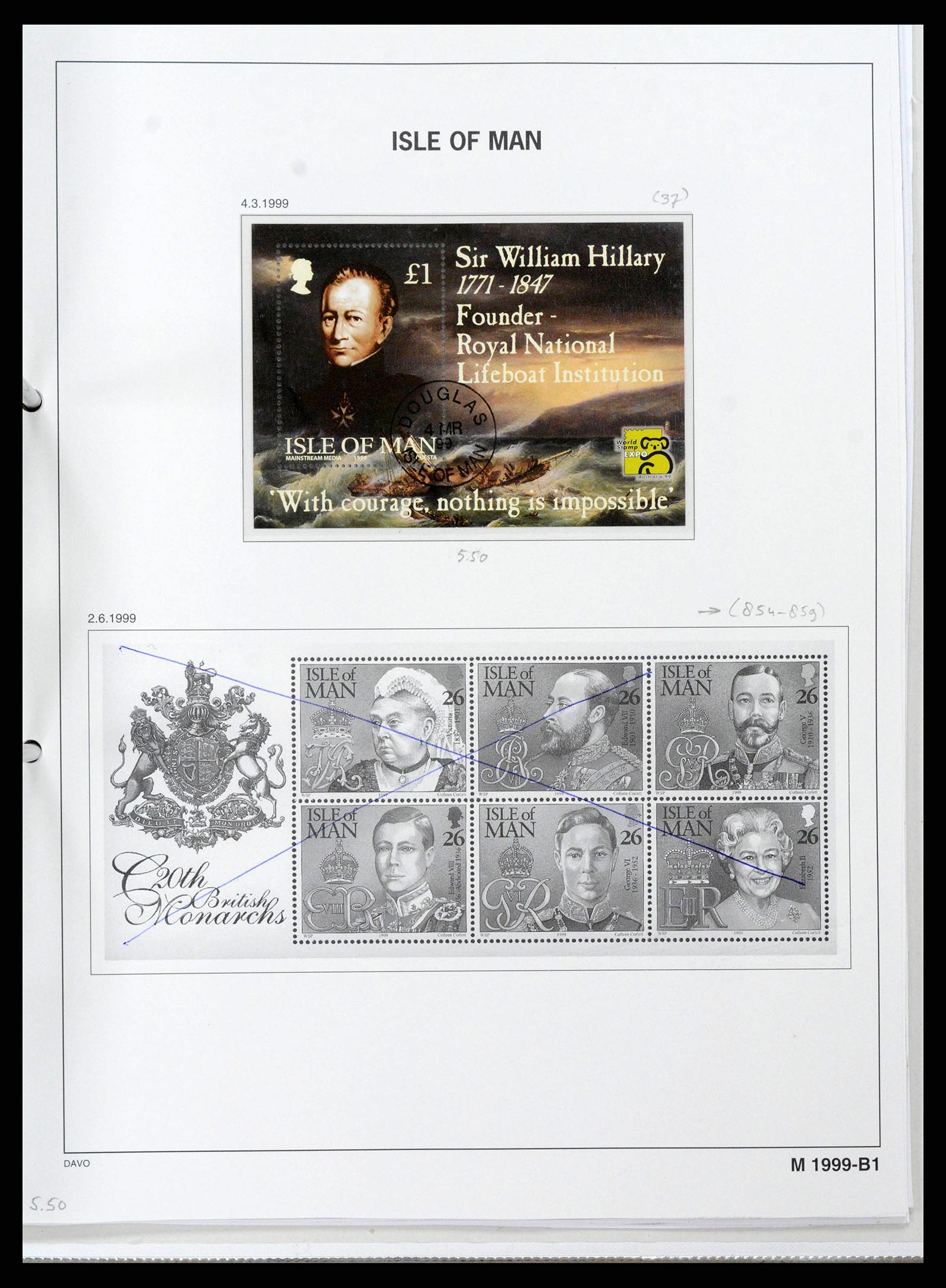 38659 0134 - Postzegelverzameling 38659 Isle of Man 1973-2005.