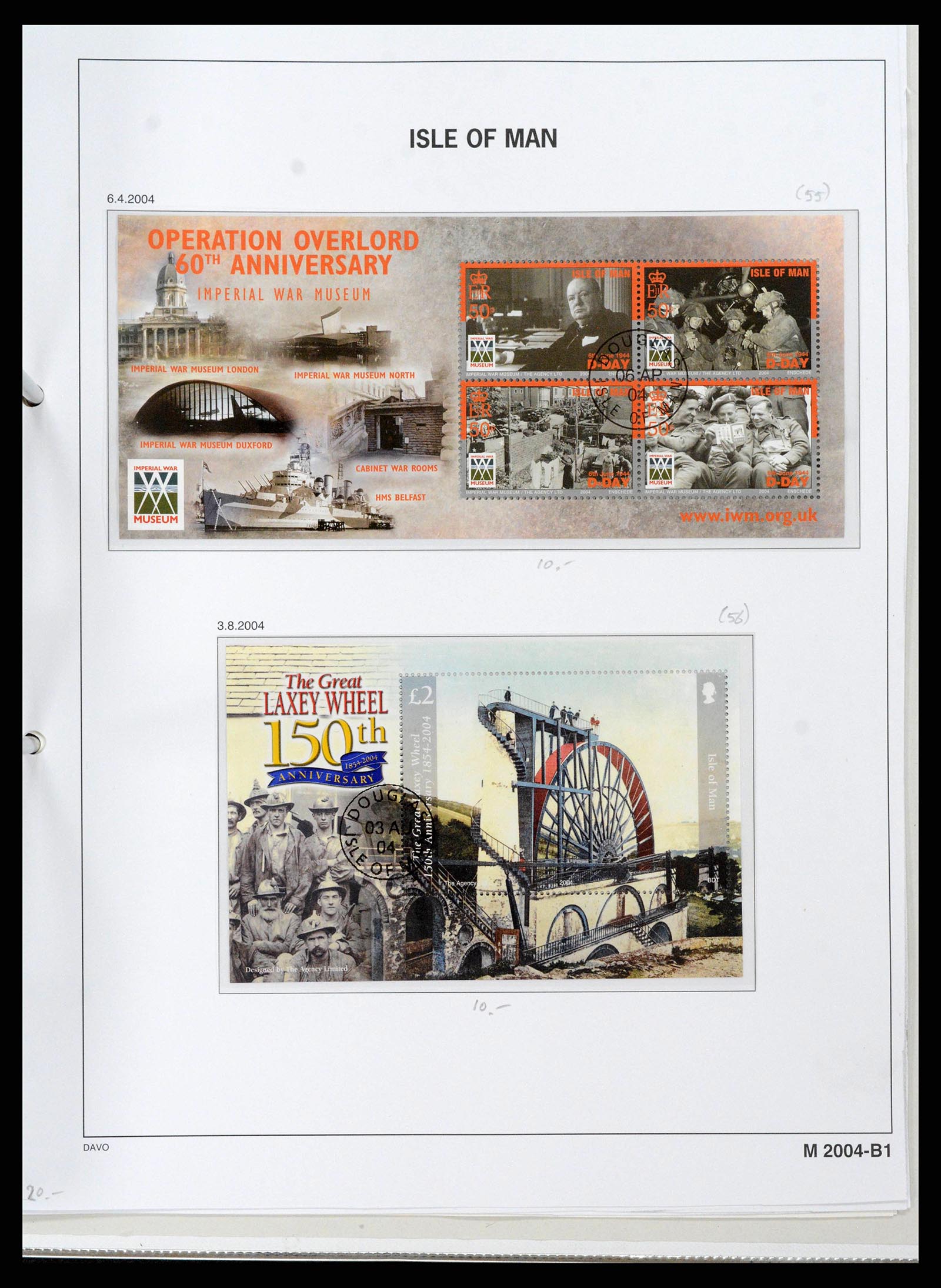 38659 0143 - Postzegelverzameling 38659 Isle of Man 1973-2005.