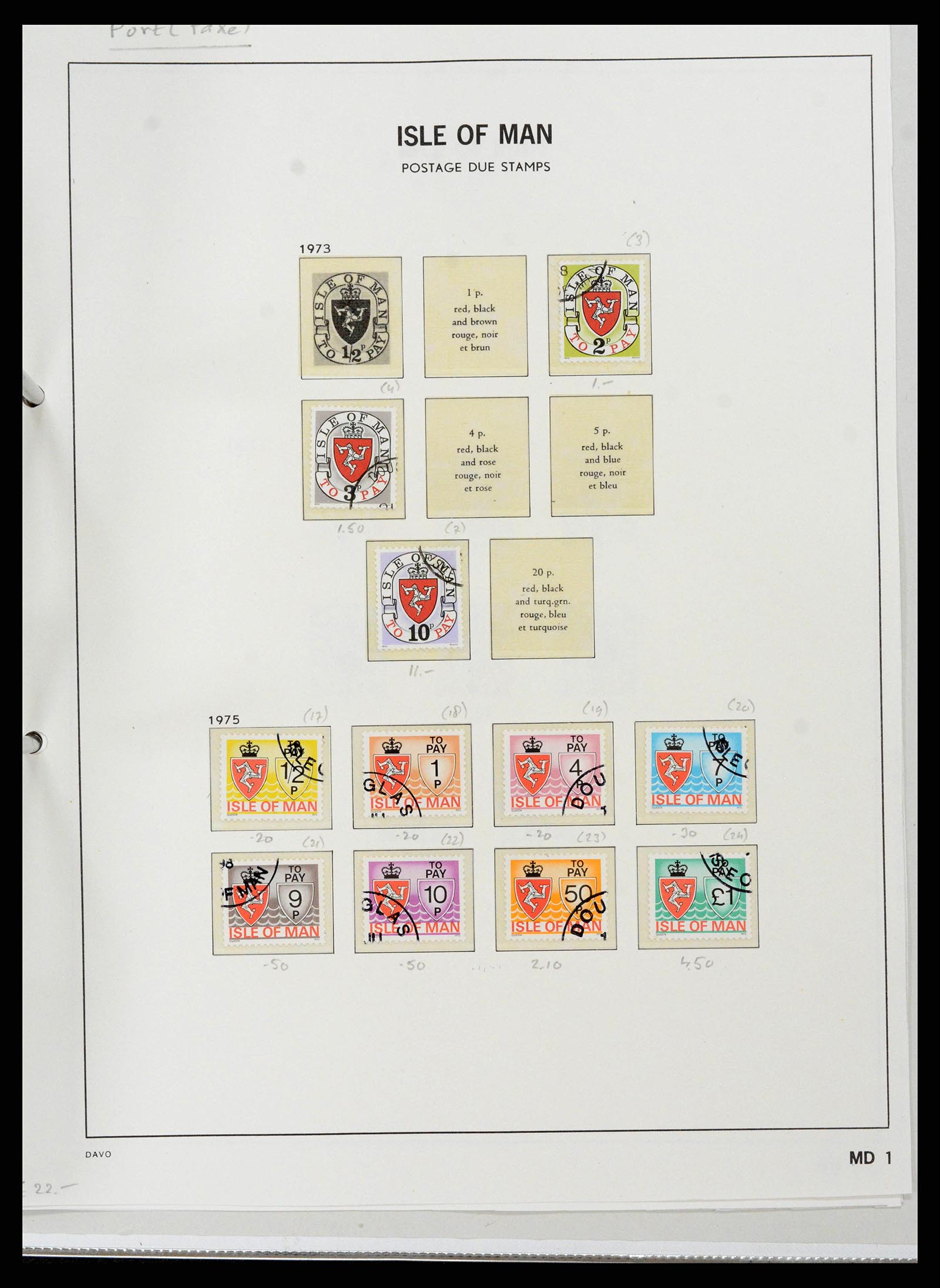38659 0146 - Postzegelverzameling 38659 Isle of Man 1973-2005.