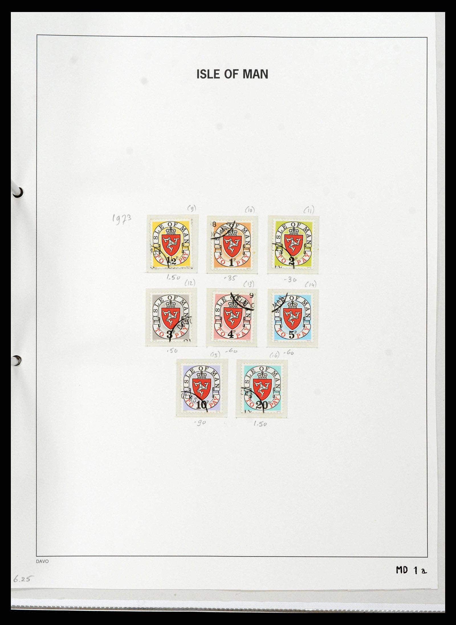 38659 0147 - Postzegelverzameling 38659 Isle of Man 1973-2005.